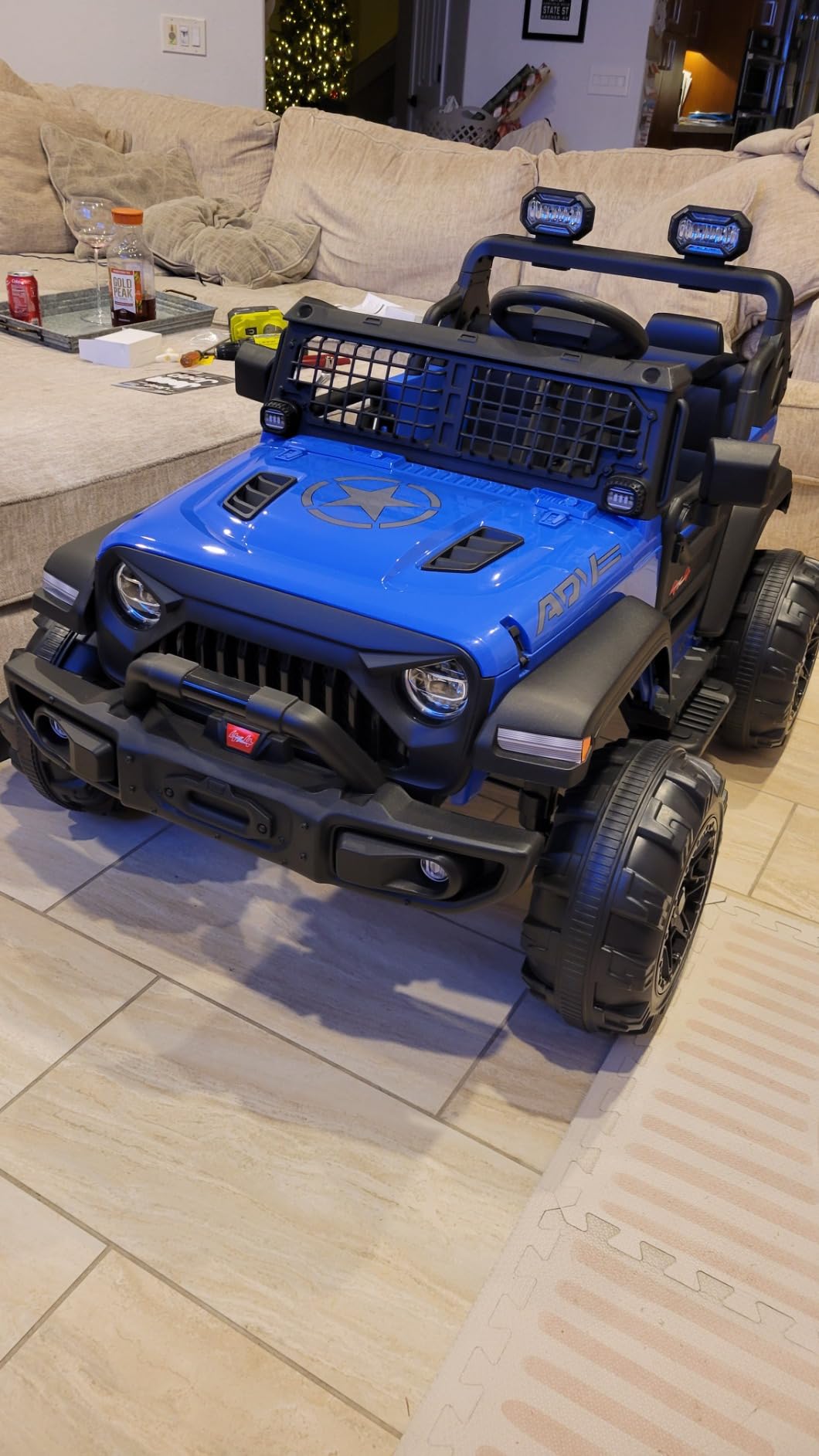 24V Kids Ride on 2 Seaters Electric Car with Remote Control, 2*120W Motors customer photo 1