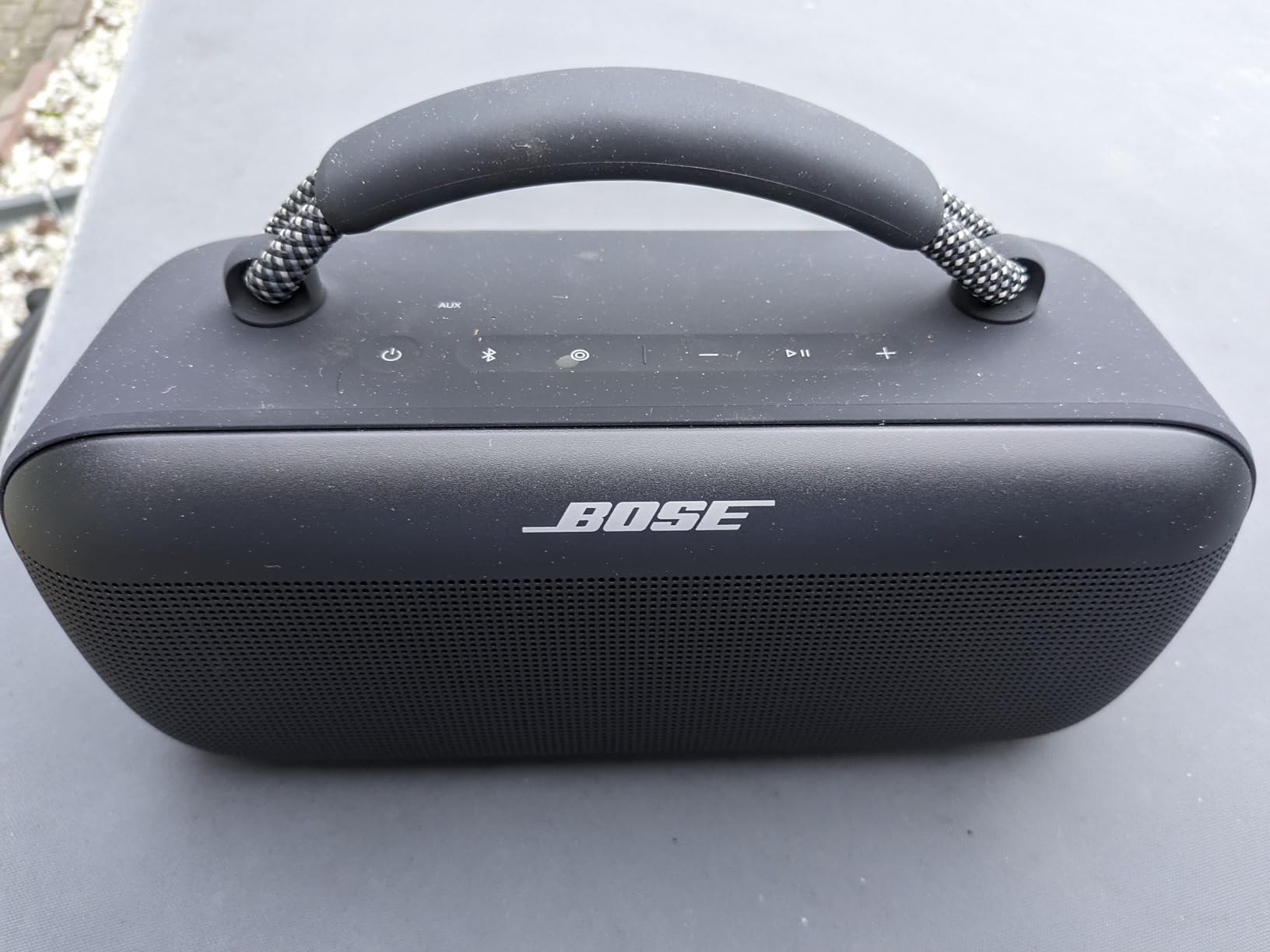 Bose SoundLink Max Bluetooth Speaker - Portable Wireless Party Speaker, IP67 Waterproof, Rope Handle, Up to 20 Hours of Playtime, USB-C, Built-in 3.5mm AUX Input, Black customer photo 2