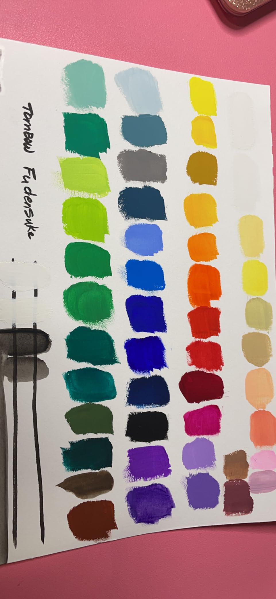HIMI Twin Cup Jelly Gouache Paint Set, 112 Colors 12g, Jelly Cup Design, Gouache Paint Non Toxic for Canvas and Paper, Art Supplies for Professionals and Beginner (Ice Blue) customer photo 1