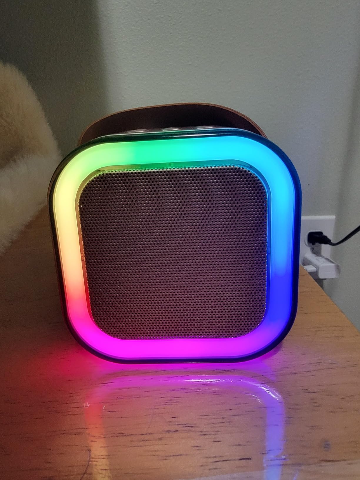 Karaoke Machine Kids Adults,Bluetooth Speaker with 2 Wireless Microphones customer photo 2