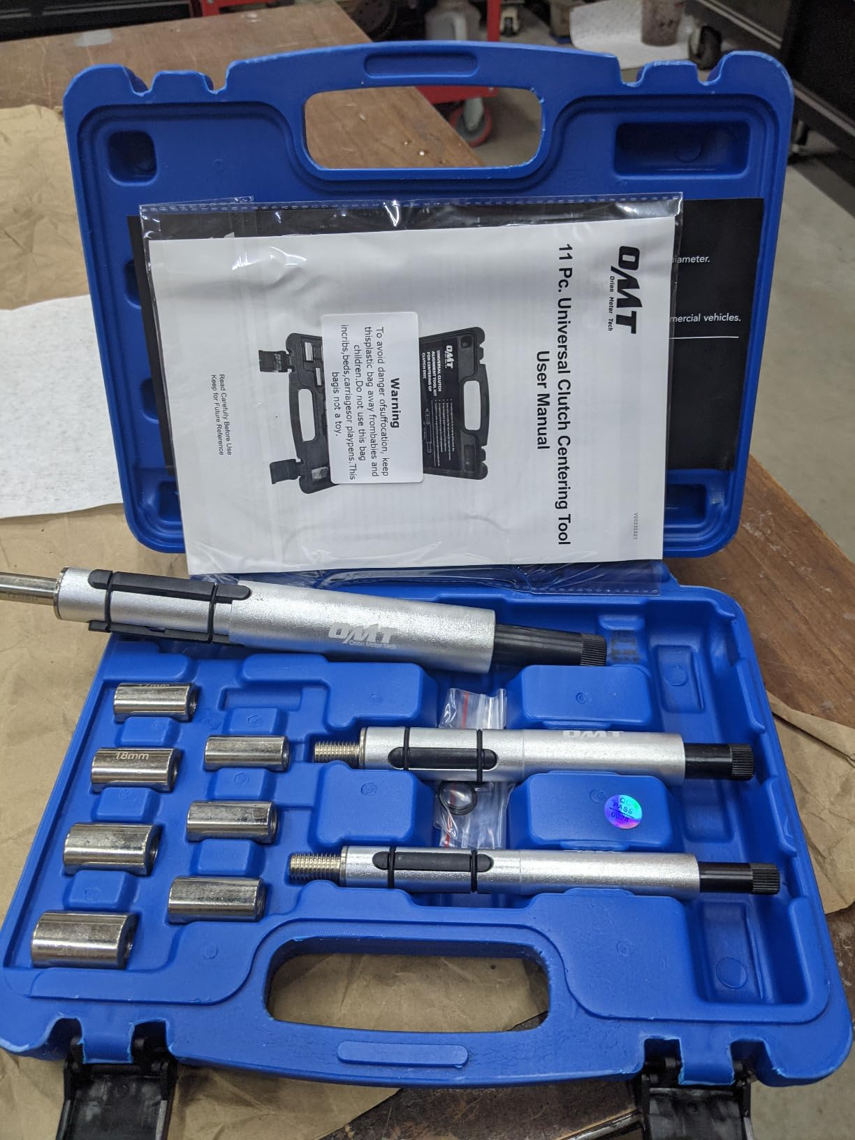 Orion Motor Tech OMT Clutch Alignment Tool Kit for Clutch Disc Alignment customer photo 1