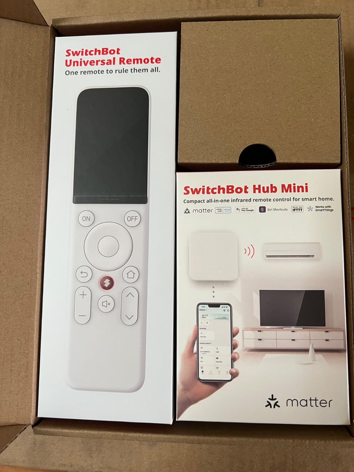 SwitchBot Universal Remote Control with Hub Mini Matter Enabled, Multi-use Smart Remote with Customize App, Control 25 IR/Bluetooth Devices and 10 Scenes, Compatible with TV/AC/SwitchBot BLE Devices customer photo 2