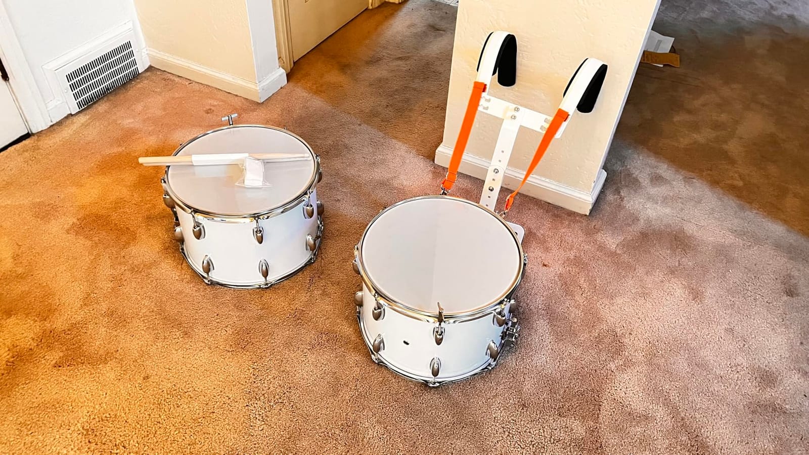 14 inch x 10 inch drum kit, suitable for beginners' military drum set (14x10) customer photo 2