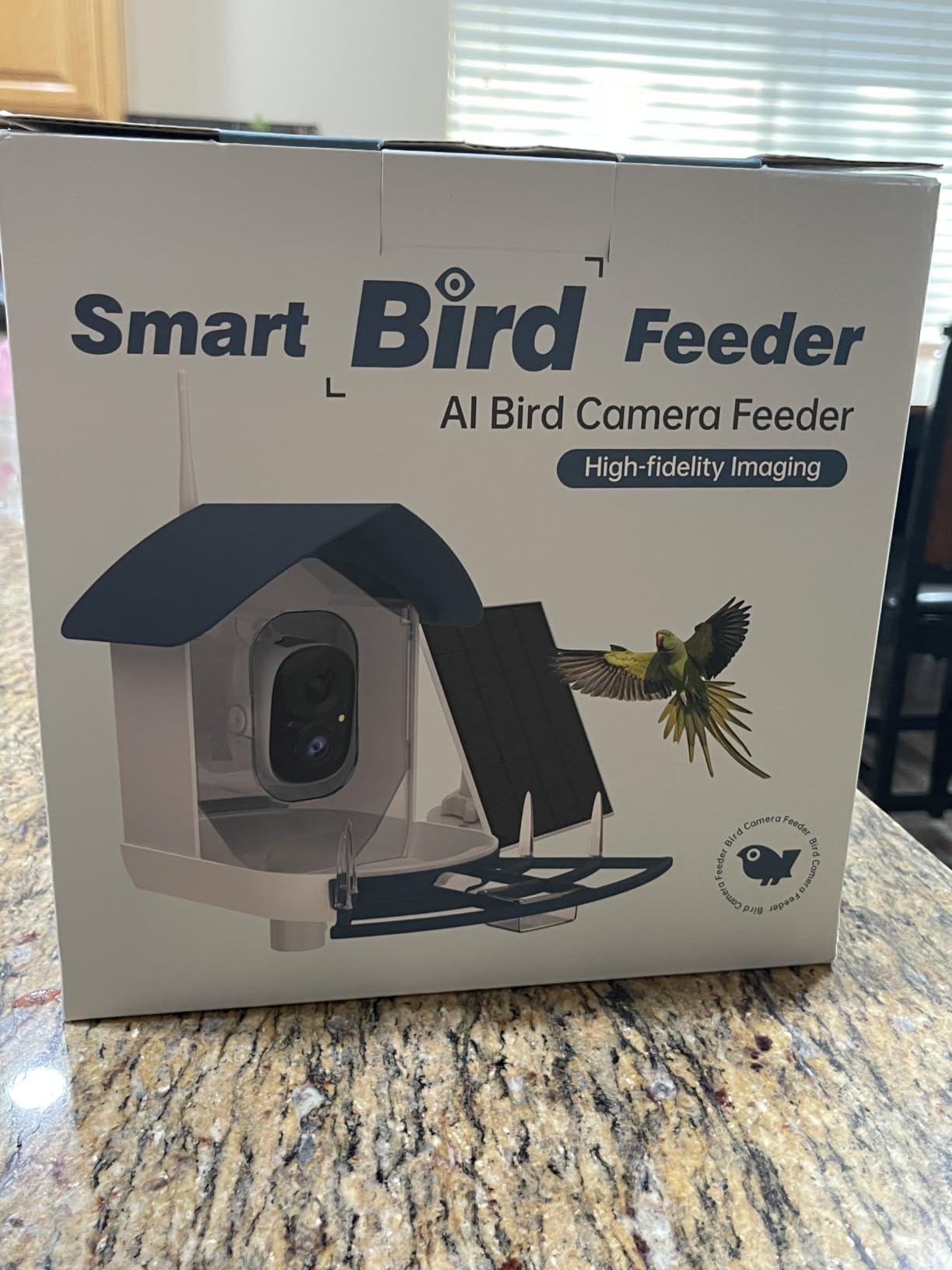 Fazoxo Bird Feeder with Camera,Birds House Camera,Solar Powered,AI Bird ID customer photo 1