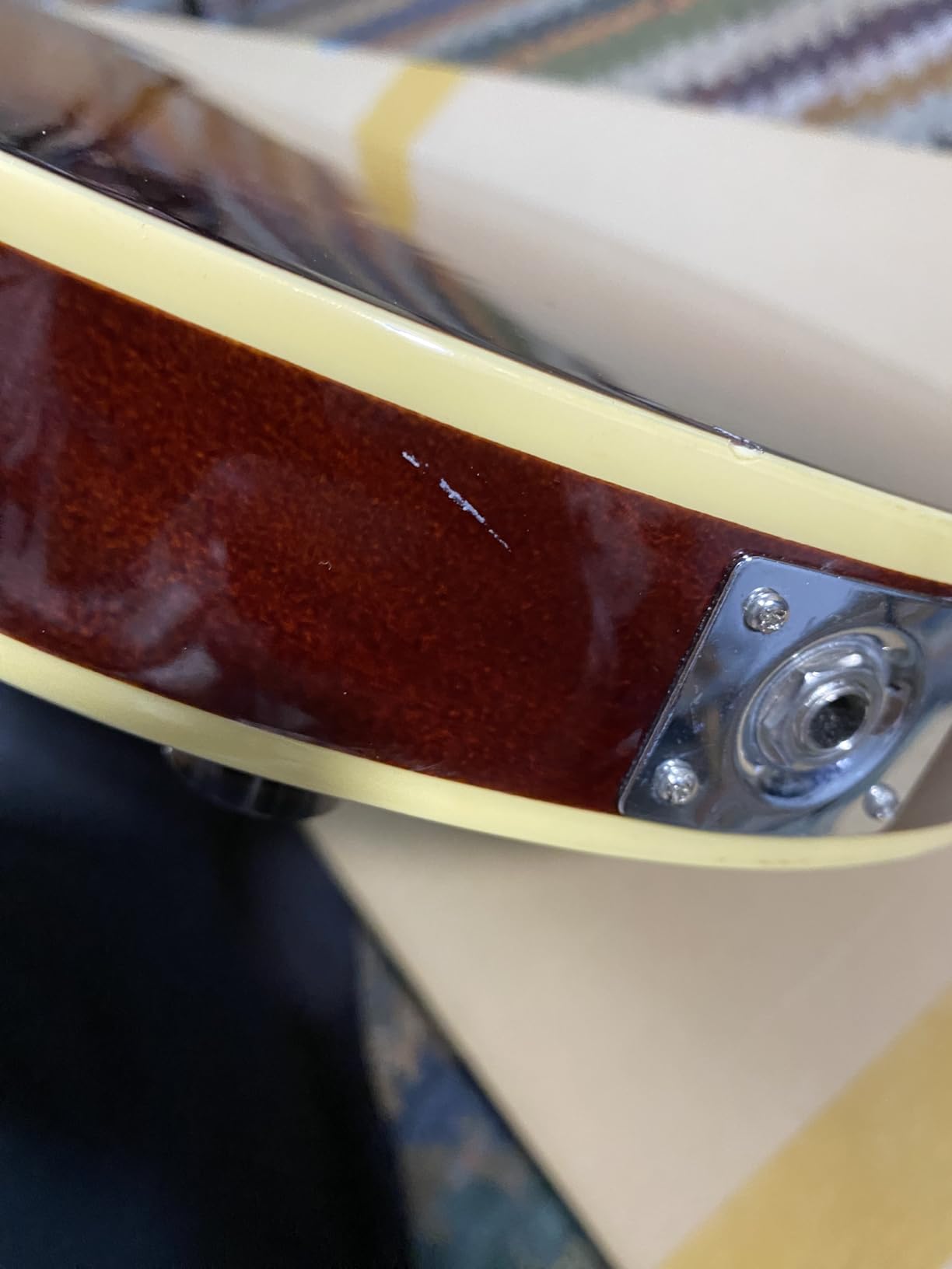 IYV-IJZ-300A TSB Jazz Solid hollow-Body Electric Guitar, Tobacco Sunburst customer photo 1
