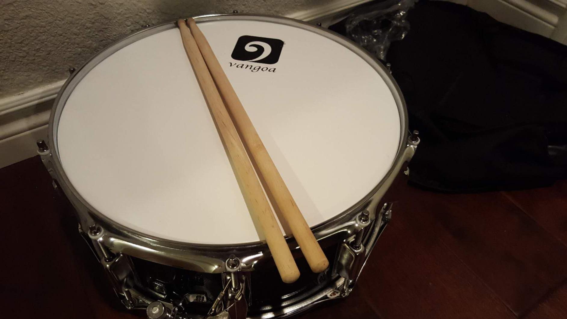 Vangoa Snare Drum Kit with Remo Head, 14