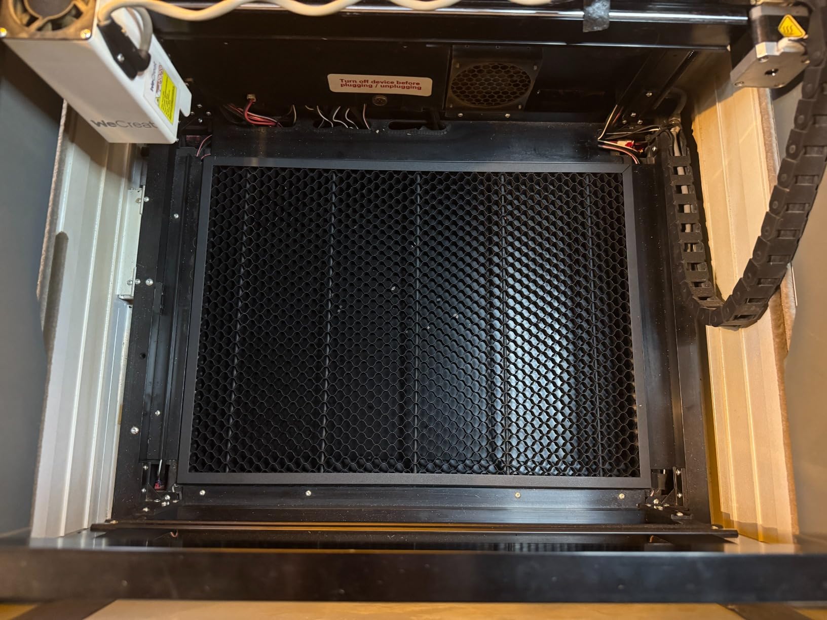 Dofiki Honeycomb Laser Bed for Wecreate Vision 20W 40W Laser Engraver, Honeycomb Tray Designed for Vision Laser Cutter Not for Vista customer photo 1