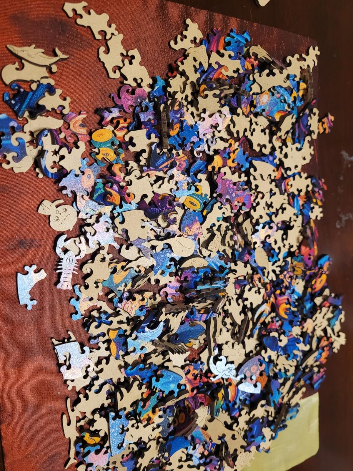 Qiuenisray 500 Piece Puzzles for Adults, Wooden Octopus Jigsaw Puzzles customer photo 1