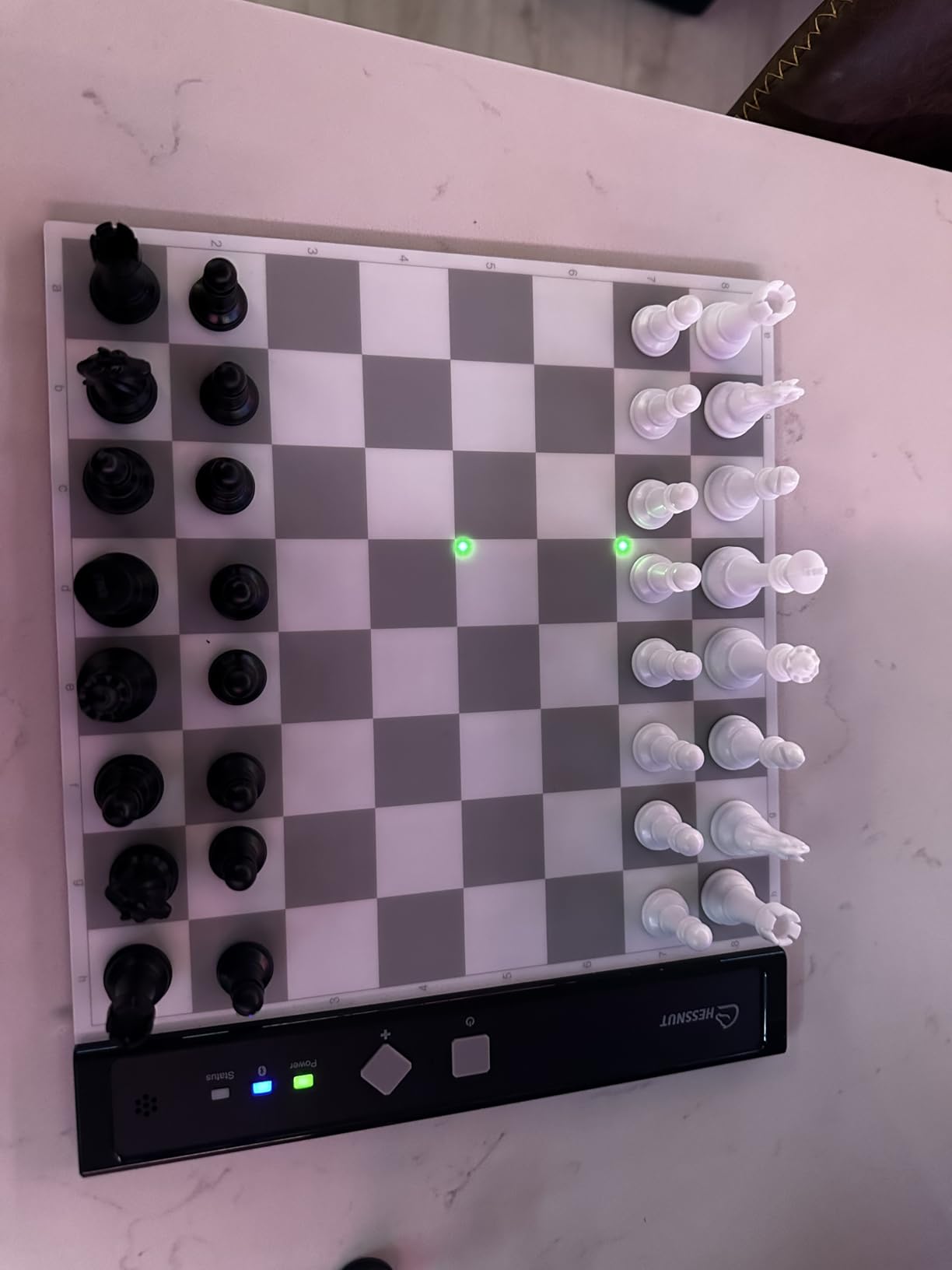 Chessnut Go Portable Travel Electronic Chess Board — Full Piece Recognition, Magnetic Adhesion, AI Chess Computer, Compact Design — Best Smart Chessboard for Travel (Orange) customer photo 1
