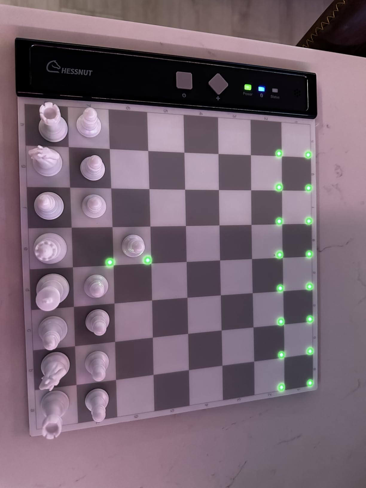 Chessnut Go Portable Travel Electronic Chess Board — Full Piece Recognition, Magnetic Adhesion, AI Chess Computer, Compact Design — Best Smart Chessboard for Travel (Orange) customer photo 2