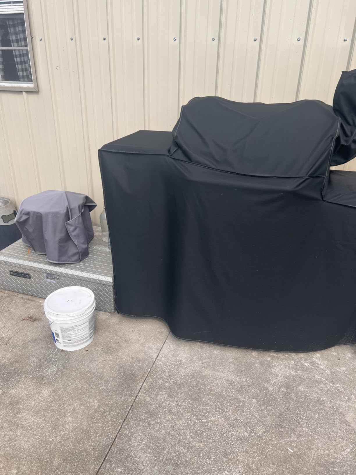 Heavy Duty 600D Grill Cover Compatible with Z Grill ZPG-700D Series Wood Pellet and 450 Series 550 Series ZPG-450A ZPG-550B, Z Grills 10502B, UV Fade Resistant Full Length Cover customer photo 1