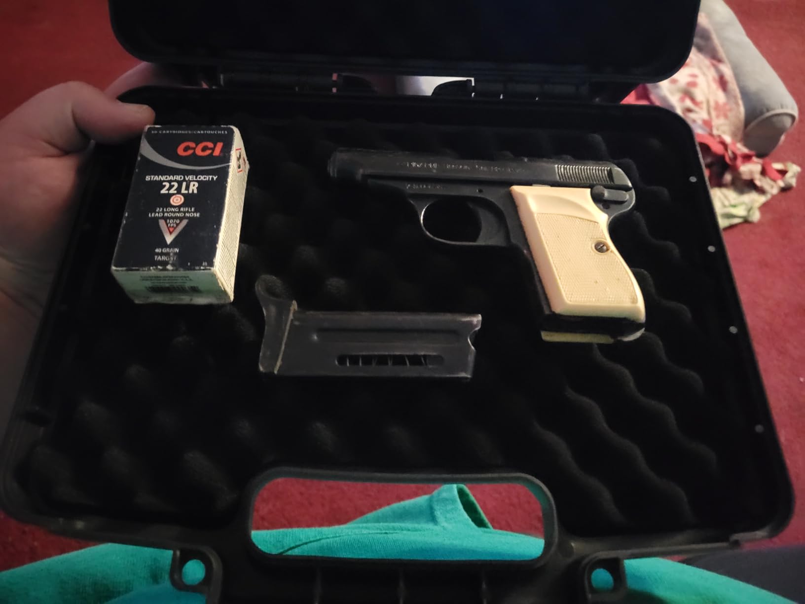 Kinghardcase 9mm Gun Case Lockable, TSA Approved Firearm Travel Case with TSA Lock, Pistol Case Hard Shell, Gun Safe for Handgun, Pistol, Revolver - Shockproof Gun Storage customer photo 1