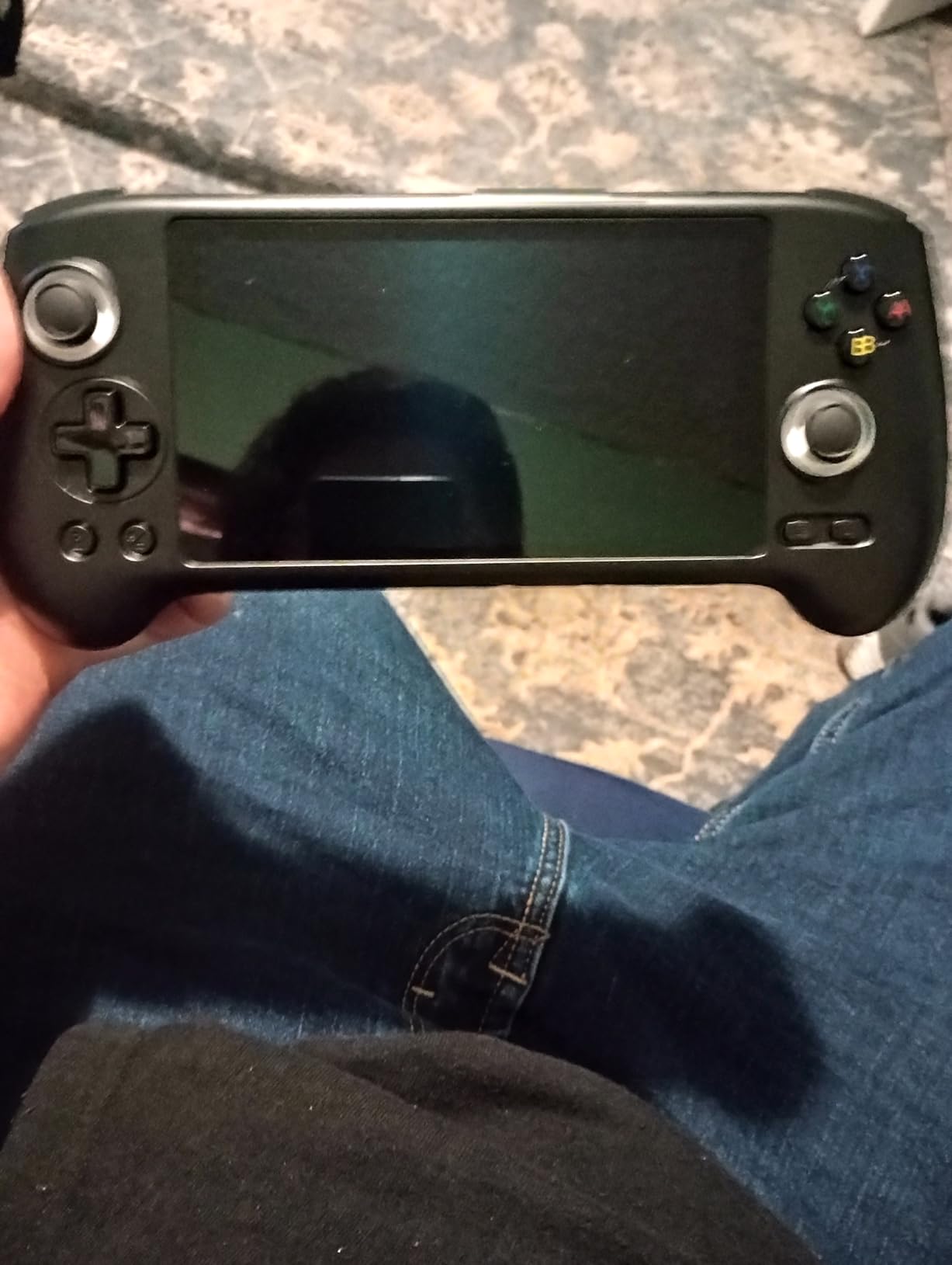 Anbernic RG556 Retro Handheld Game Console , Android 13 System Unisoc T820 Processor 5.48 Touch Inch AMOLED Screen 5500mAh Battery Support WiFi Online DP Output (Black) customer photo 2