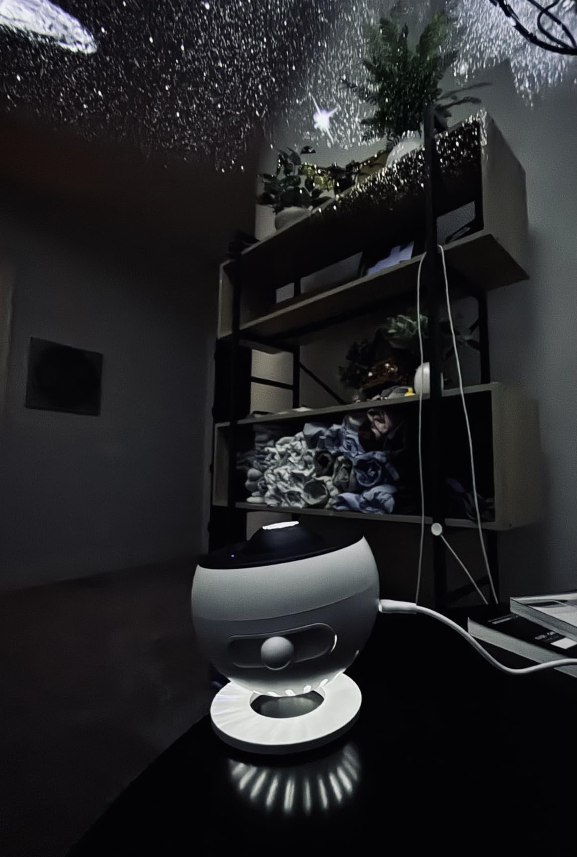 Galaxy Projector Night Light, 13-in-1 Star Projector for Bedroom, White customer photo 2