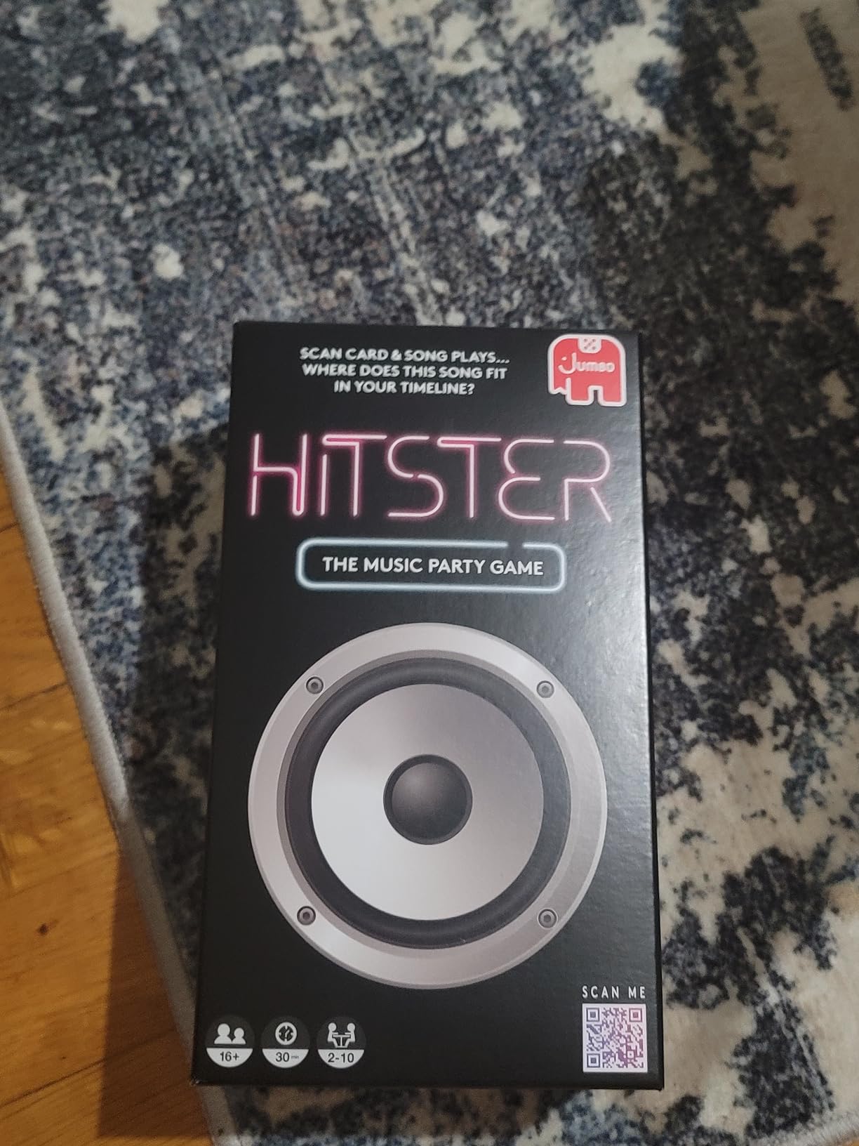 Jumbo Hitster - The Music Fun Party Quiz Card Game, 2-10 Players - 300 Plus Iconic Music Hits - Great for Adult and Family Game Night customer photo 1
