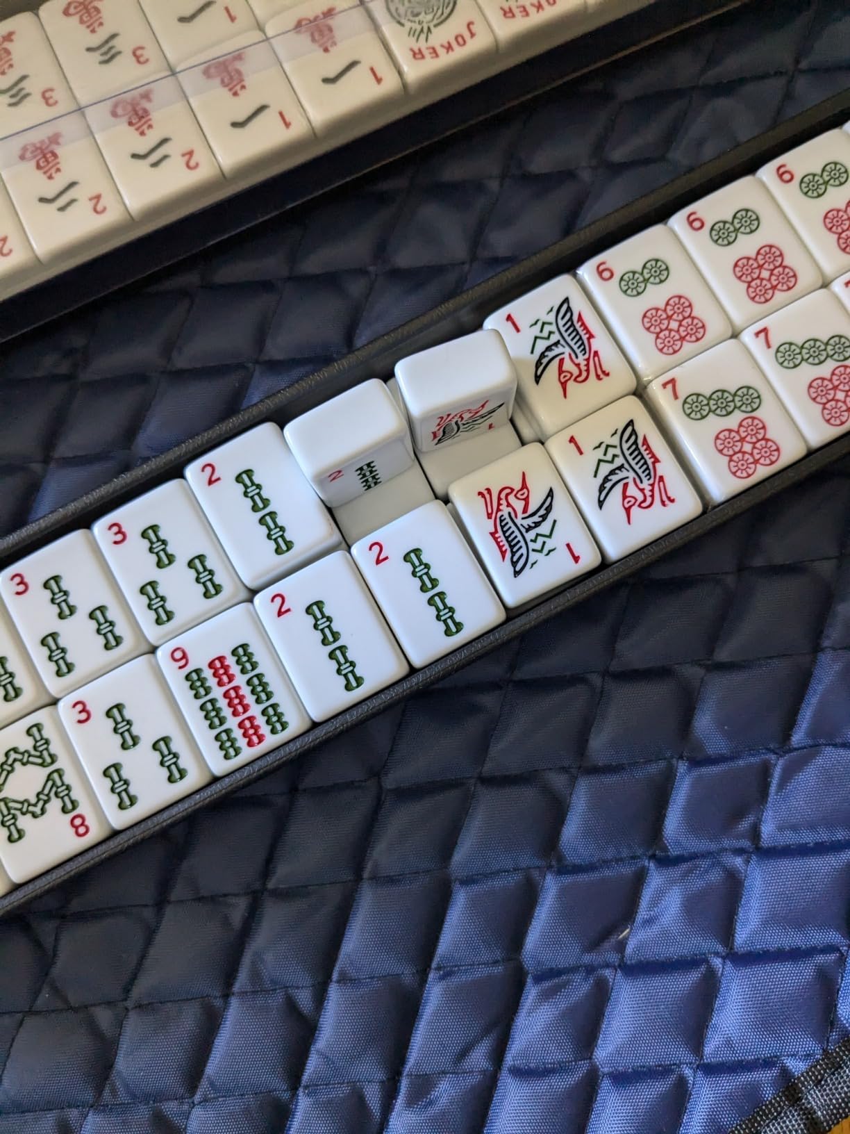 New American Mahjong Game Set, 166 Premium Tiles with Portable Metal Dices customer photo 1