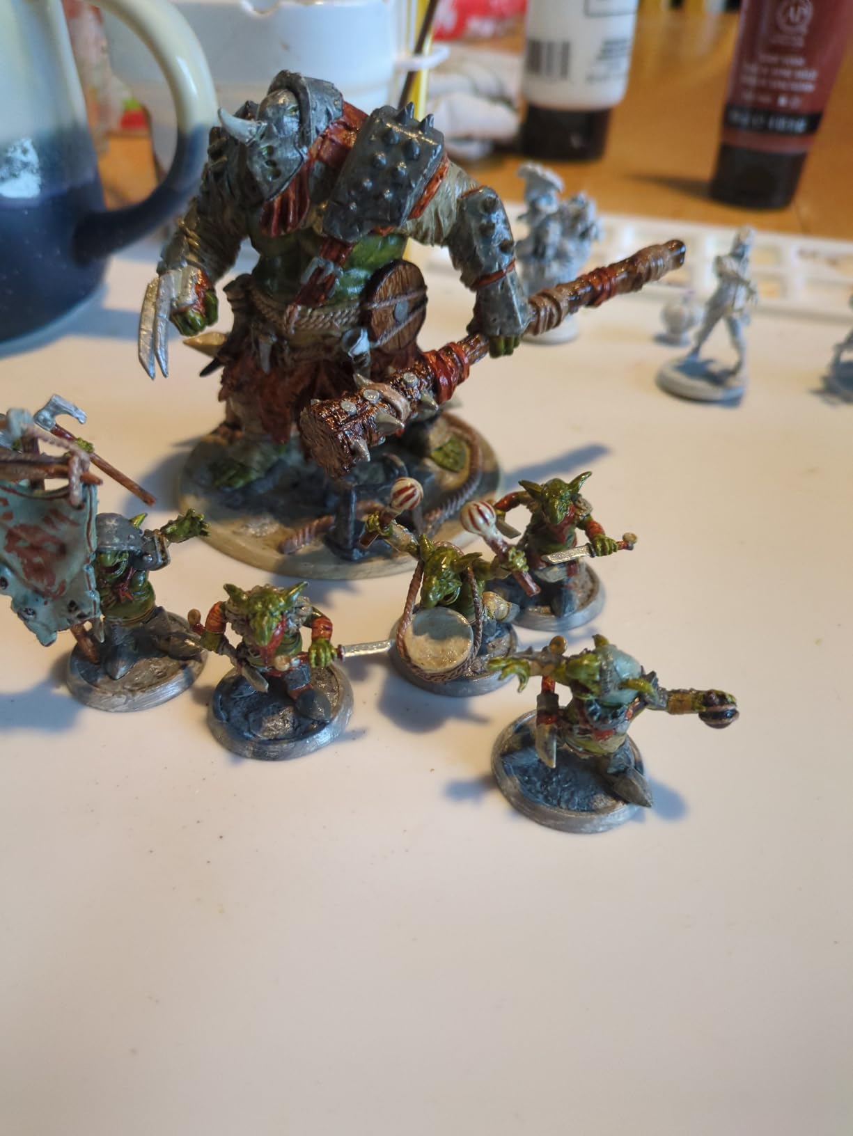 Path Gaming Fantasy Goblins Set – 46 Unpainted 28mm Figures for DND Miniatures for Dungeons & Dragons, RPG Miniatures, Bulk Tabletop DND Monster Figures for D&D Games customer photo 2