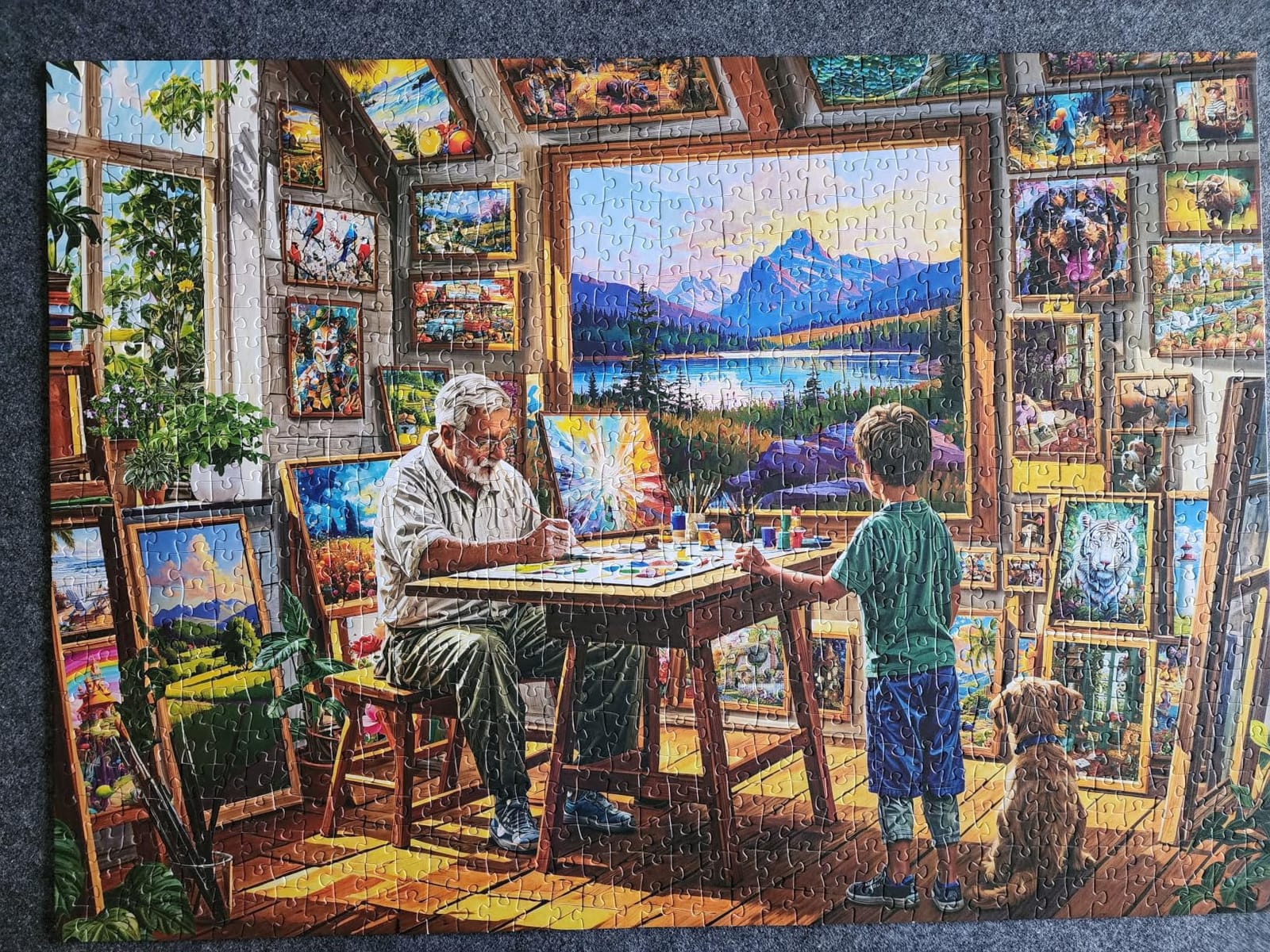 Owl Family Puzzles for Adults 1000 Pieces, Puzzles with Letters on Back, Impossible Hard Difficult Challenging, Precise Interlocking Pieces, Home Wall Decoration & Ideal Gift customer photo 1