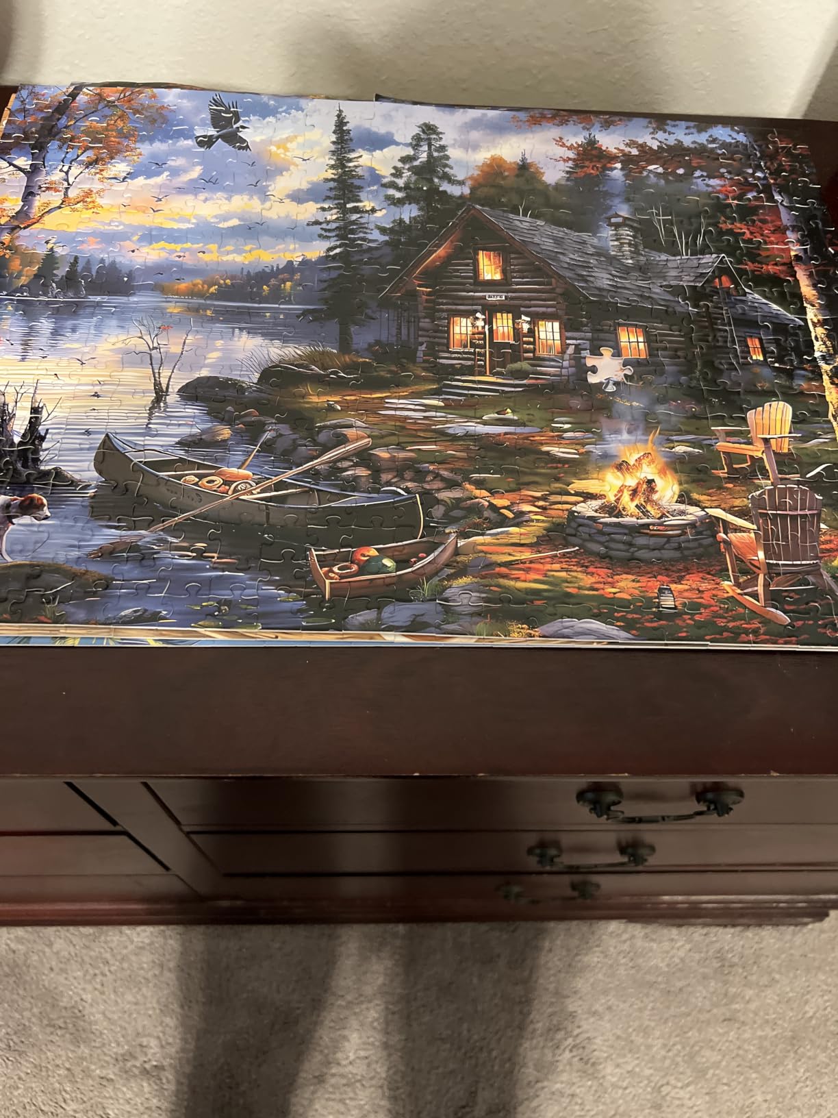 Jigsaw Puzzles for Adults 500 Pieces, Interlock Perfectly Letter on Back customer photo 1