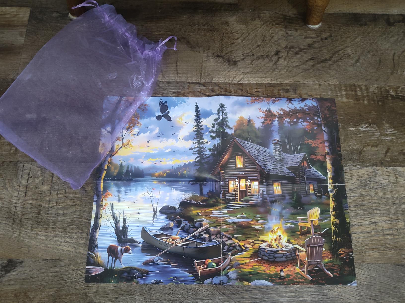 Jigsaw Puzzles for Adults 500 Pieces, Interlock Perfectly Letter on Back customer photo 2