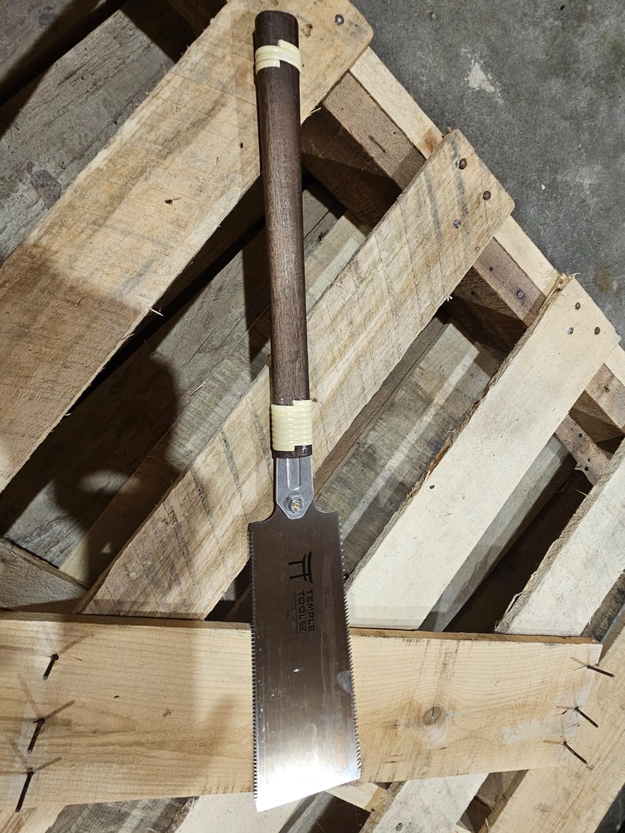 Japanese Pull Saw - 9.5 Ryoba Hand Saw with Rip-cut and Crosscut - Wood Saw for Dovetails, Tenons, Joinery, Cutting Boards to Length & Width- Temple Tool Co. customer photo 1