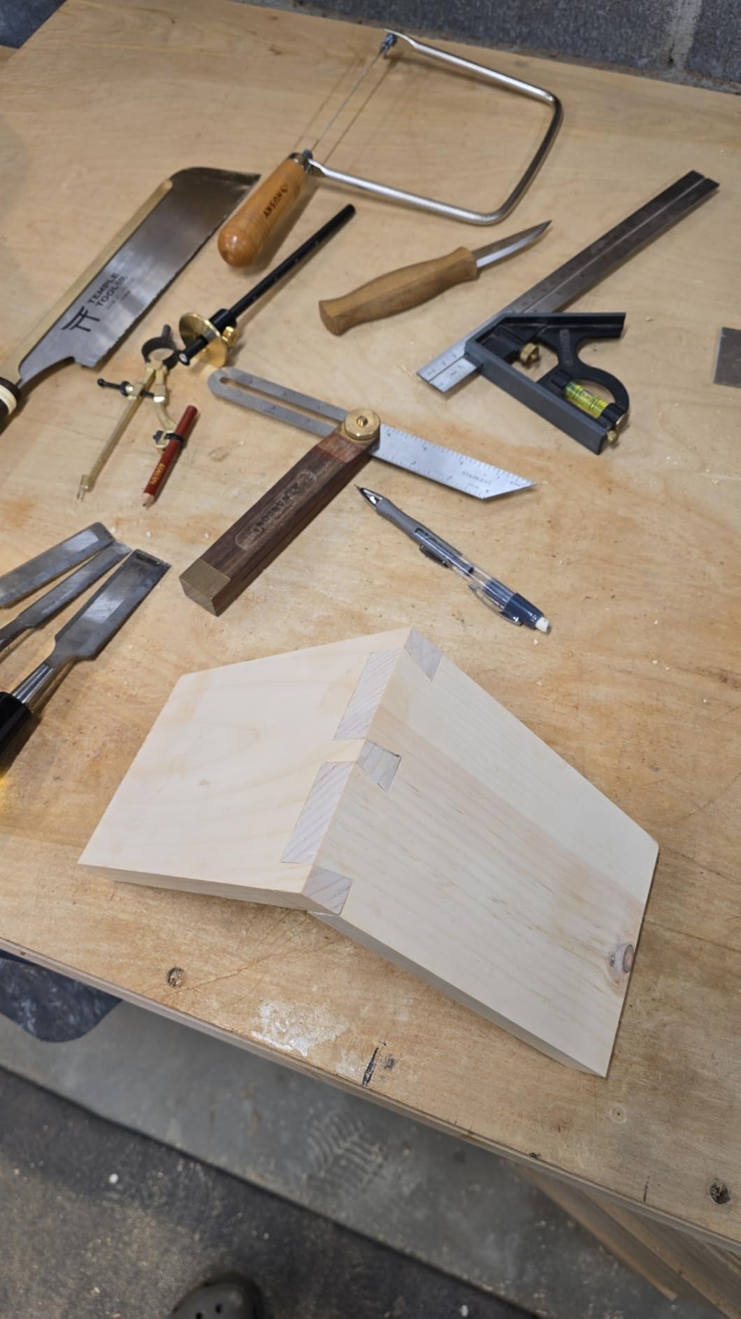 Temple Tool Co. Japanese Pull Saw - Rip-Cut 9.5 - Hand Saw for Dovetails, Tenons, Fine Joinery customer photo 1