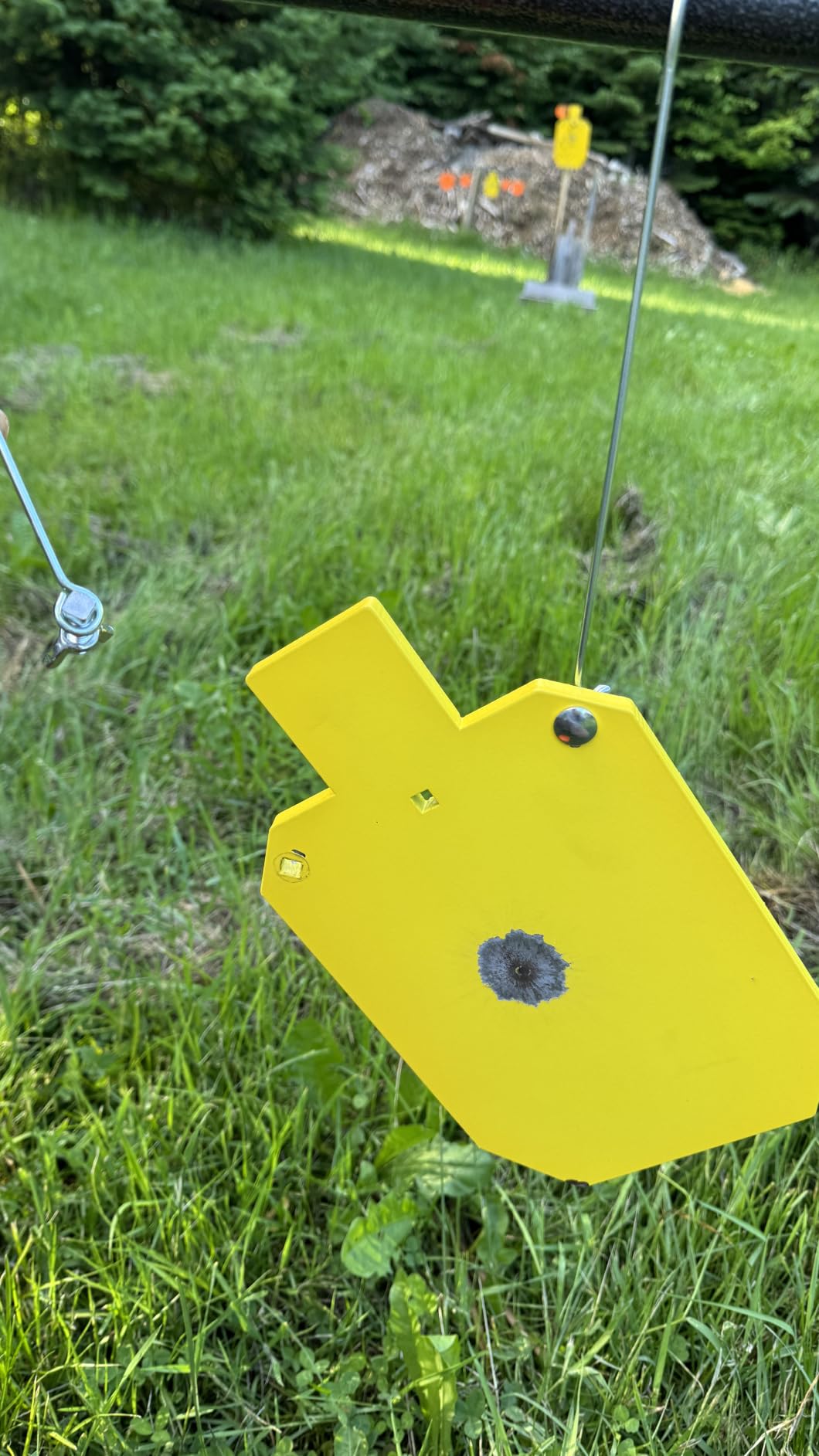 TEDEUM AR500 Target Stand with Gong Targets and 7x12 Torso Target, No Tools Required Assembly, Heavy Duty Shooting Practice Stand for Rifle and Pistol Training customer photo 1