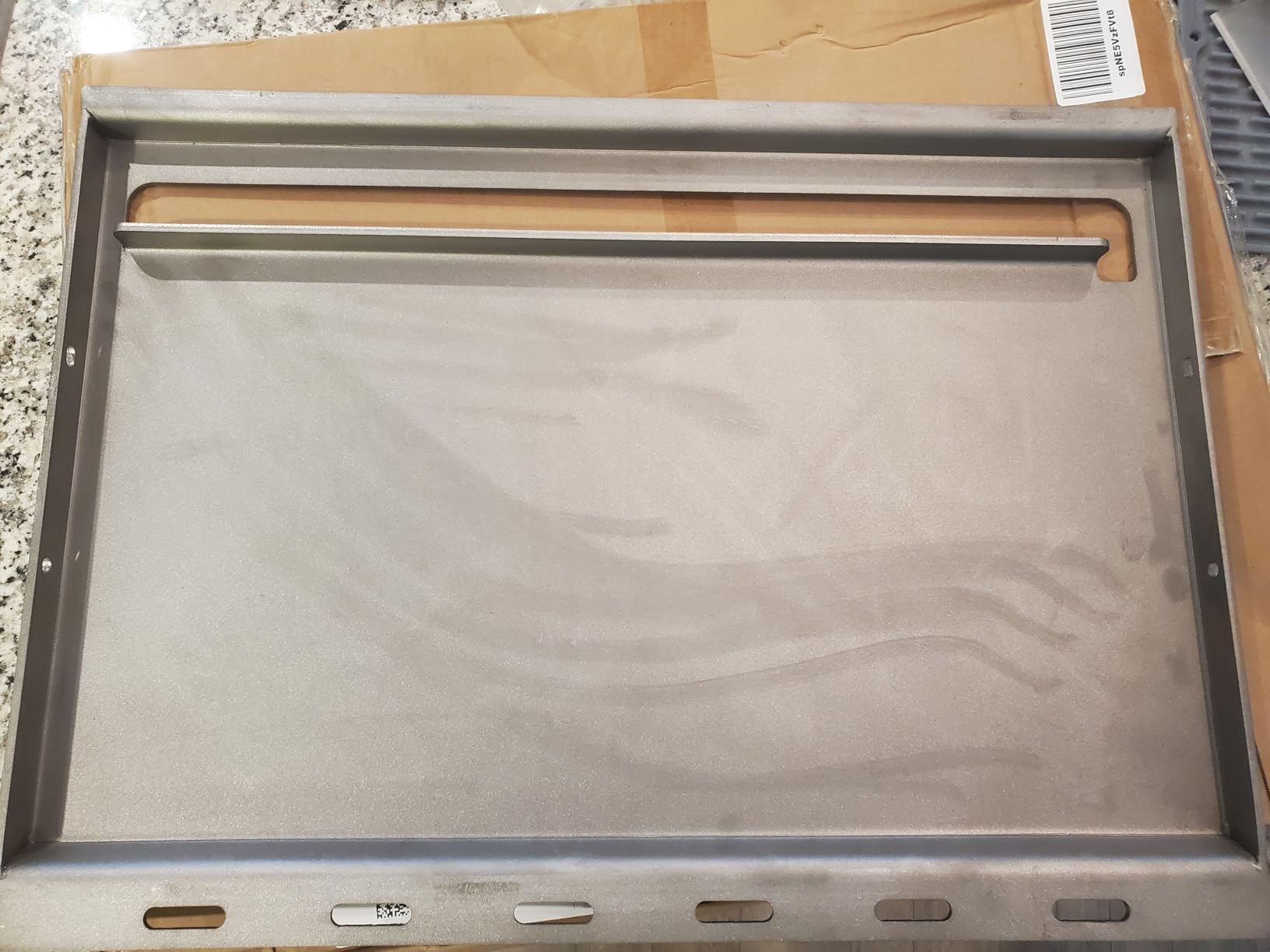 QuliMetal 23 x 16 Inch Cast Iron Griddle for Gas Grills and Stove Tops customer photo 2
