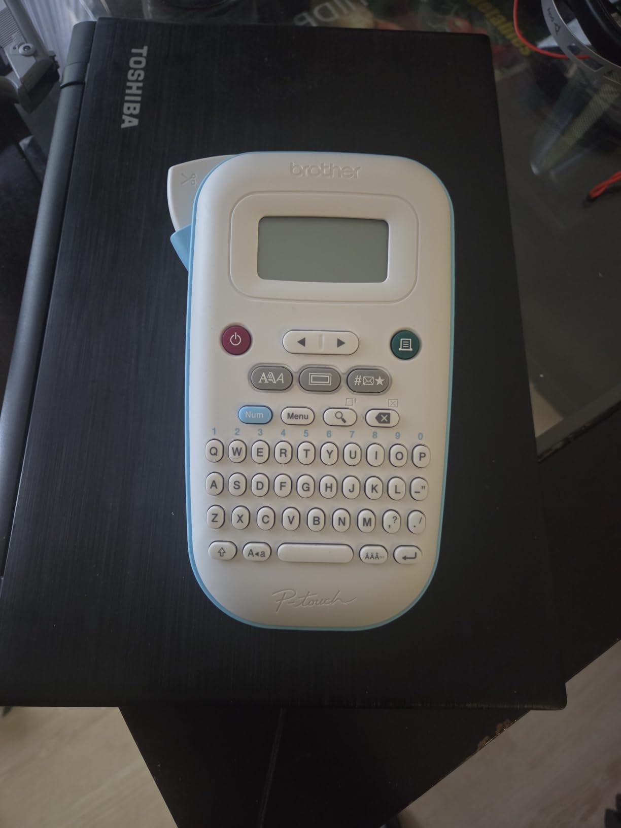 Brother P-Touch PT-N10 Personal Handheld Label Maker, Portable and Prints, P-Touch Btag ~½” (12mm) Wide Color Personalized Label Tapes, customer photo 1