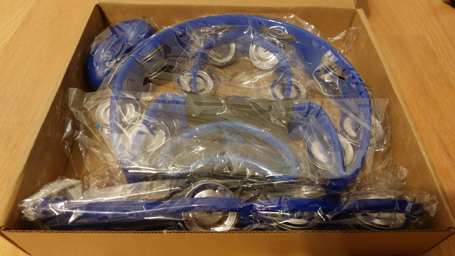 8 Pcs Tambourines for Adults Metal Jingles Hand Held Percussion Half Moon Tambourine, 4 Bells Tambourine, Wrist Bells, Egg Shakers, Sand Hammer, Hand Percussion Instrument Set for Party, KTV, Church customer photo 2