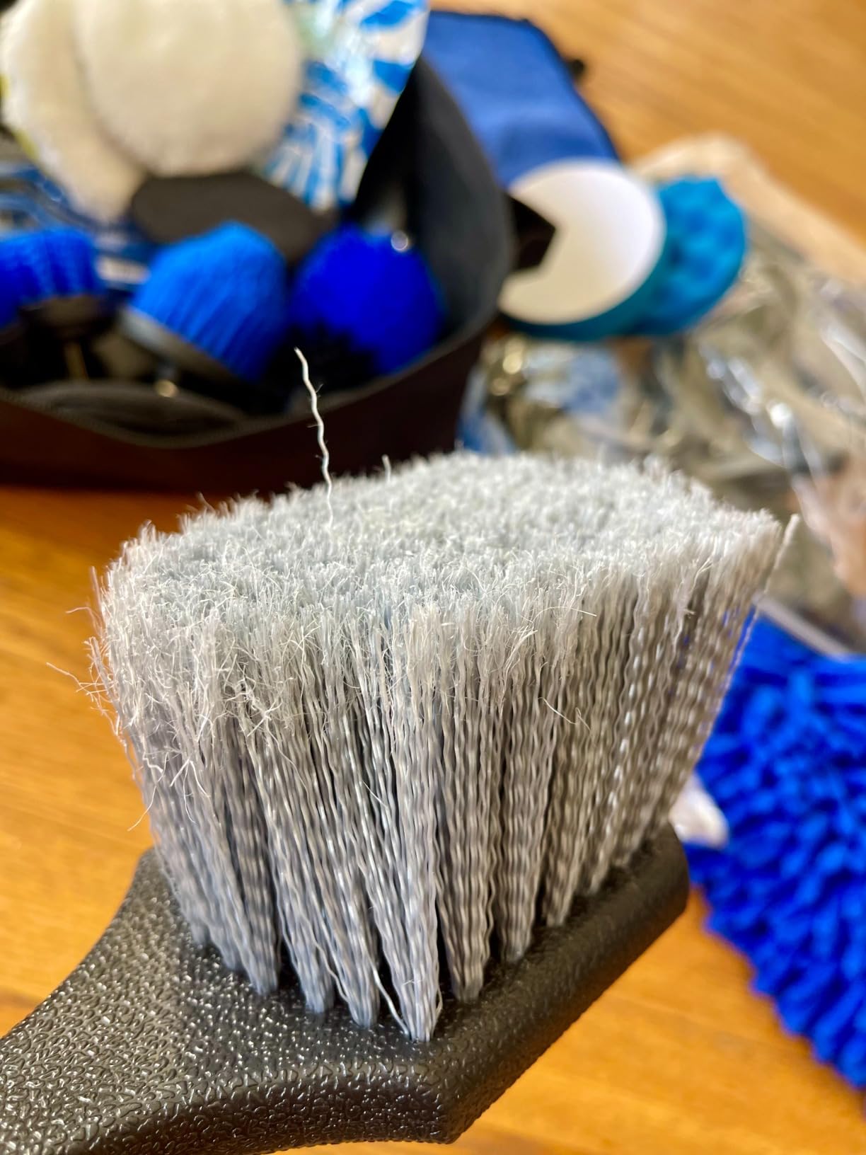 45Pcs Car Detailing Kit Detailing Brush Set Car Wash Cleaning Kit Blue customer photo 2