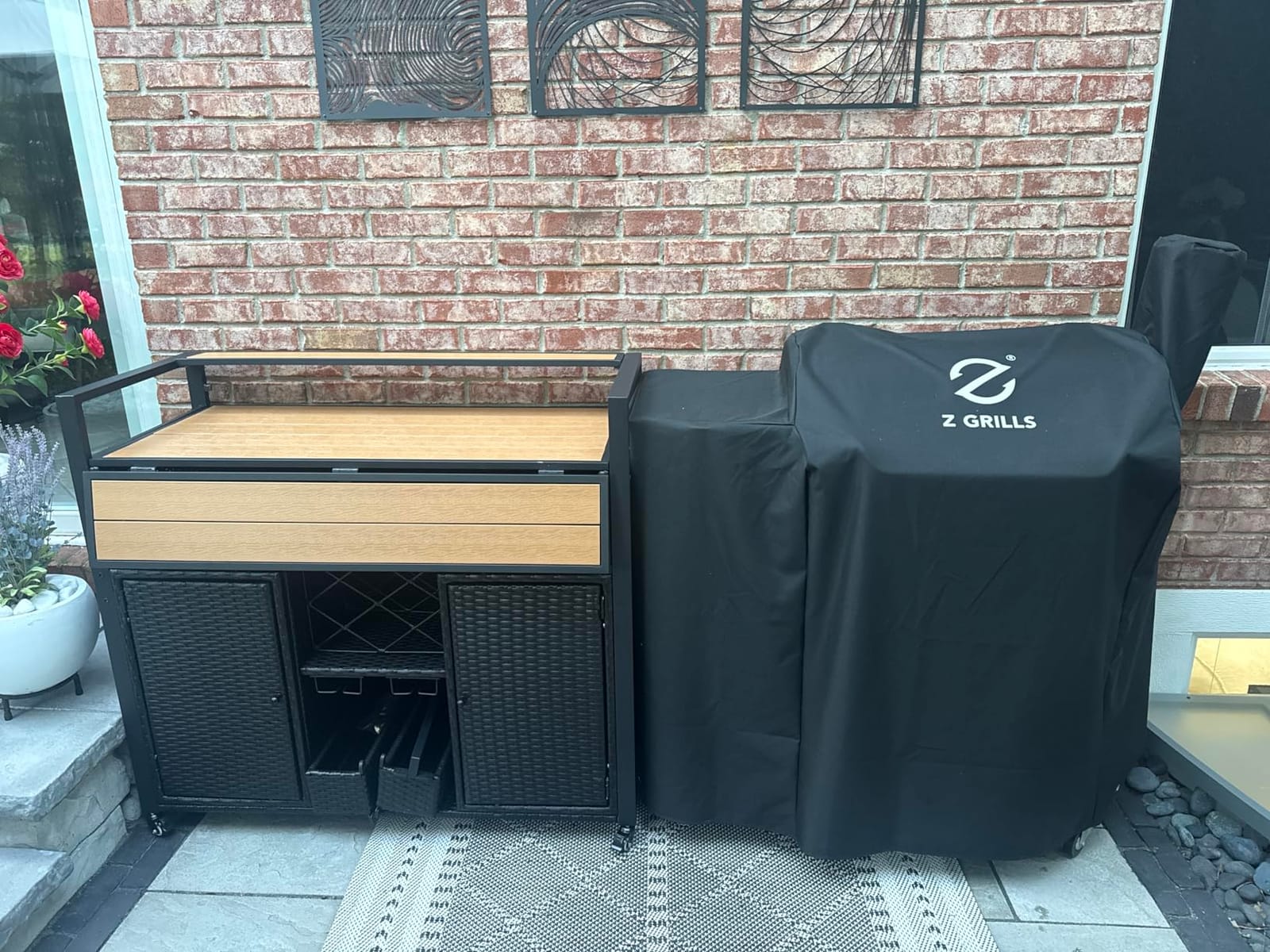 Z GRILLS 2025 Pellet Grill & Smoker with PID 3.0 Controller, Dual-walled Insulation, Meat Probes, Huge Storage, Hopper Clean-out including Grill Cover and More customer photo 2