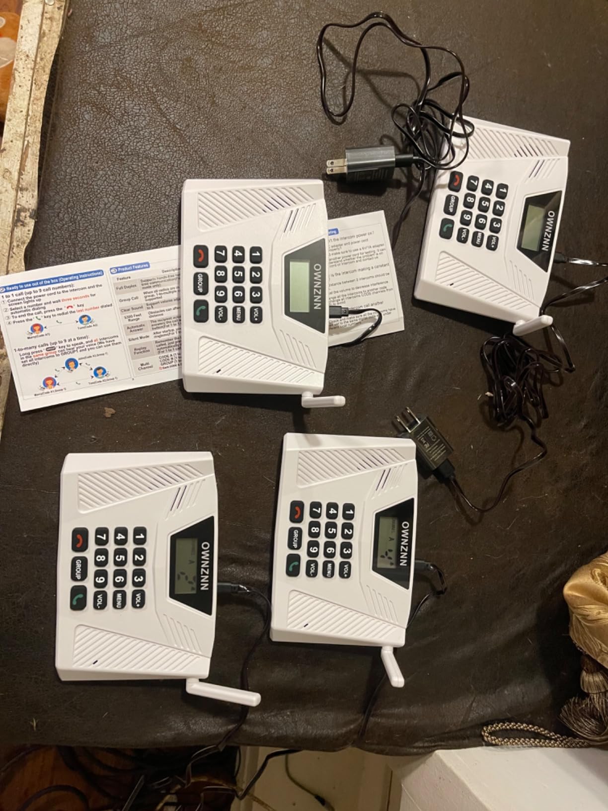 Intercoms Wireless for Home, Hands-Free Full Duplex Intercom 5300ft customer photo 2