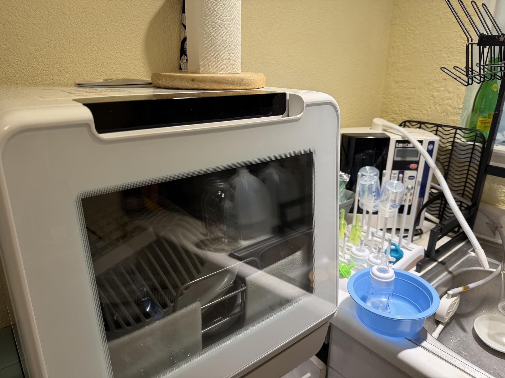 EUHOMY 8-Program Countertop Dishwasher with 5L Tank, 167°F, 40dB, No Hookup customer photo 1
