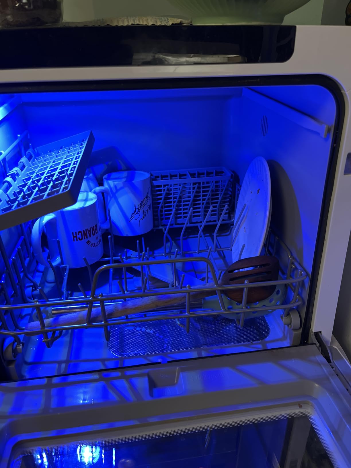 EUHOMY 8-Program Countertop Dishwasher with 5L Tank, 167°F, 40dB, No Hookup customer photo 2