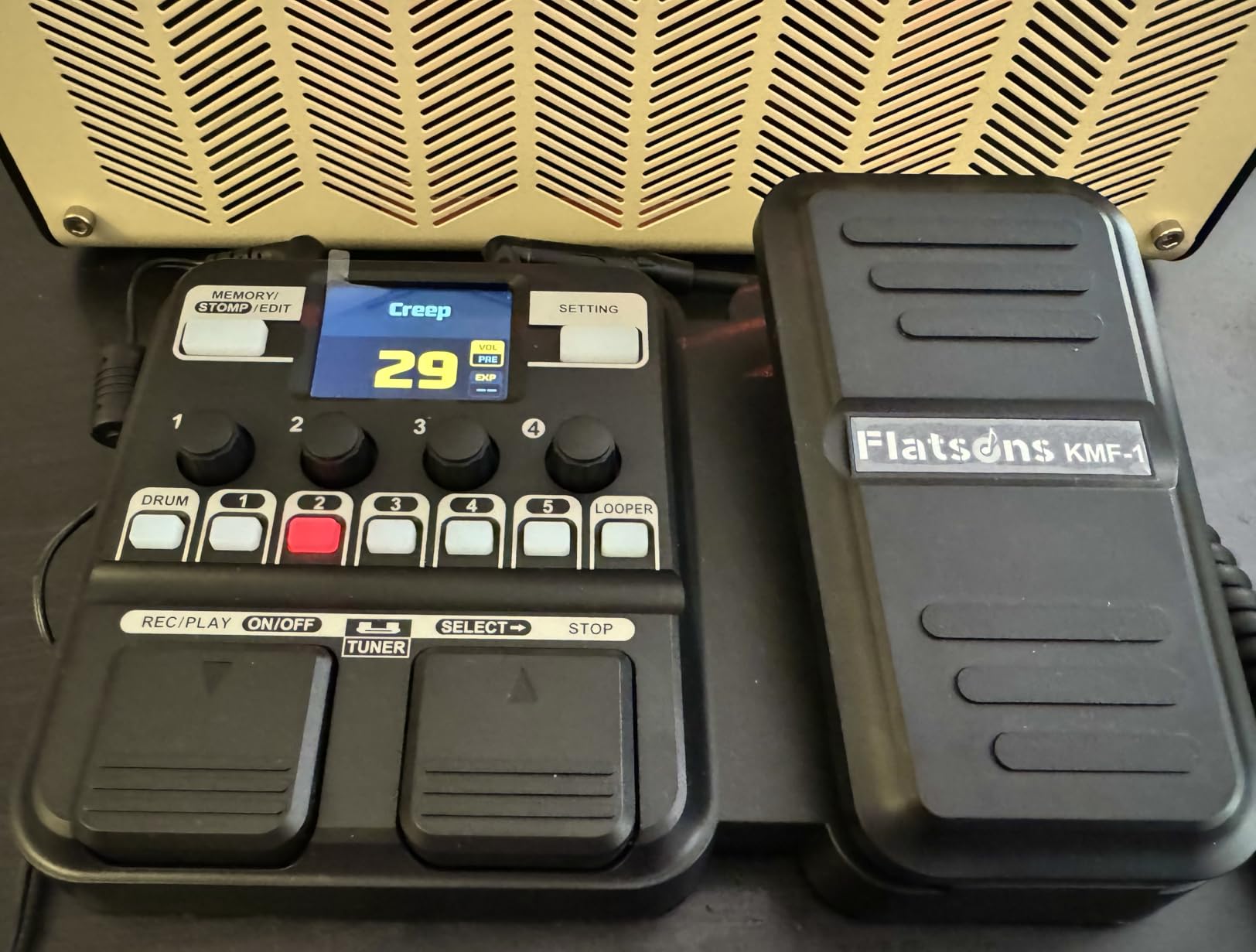 Flatsons KMF-1 Multi-Effects Guitar Pedal with 77 Practice Effects customer photo 2