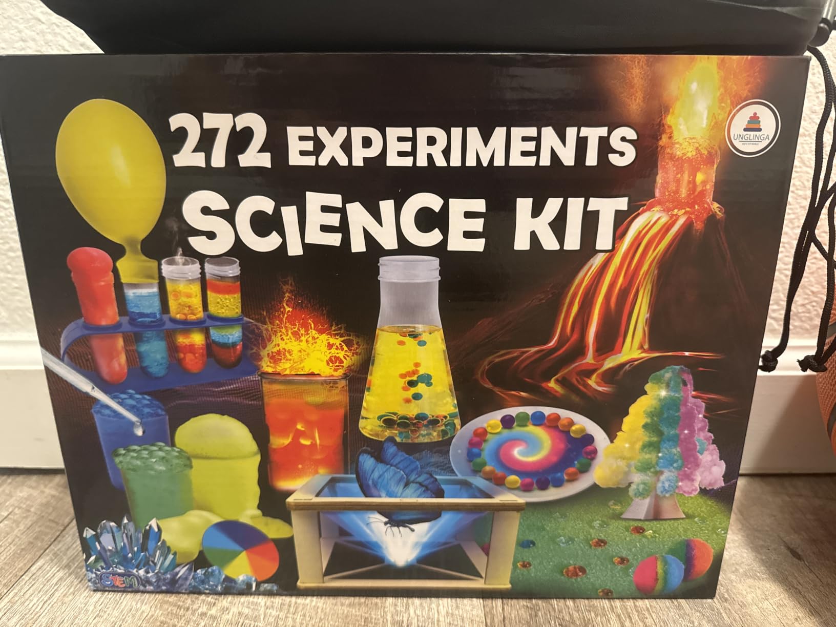 UNGLINGA 272 Experiments Science Kit for Kids, Chemistry Set customer photo 1