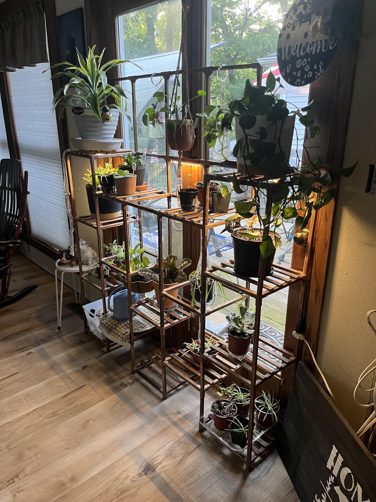 GENTINGBRO Plant Stand Indoor with Grow Light 14 tiers Large Plant Shelf for Indoor Plants Display Heavy Duty Plant Rack for Living Room Patio Decor customer photo 2