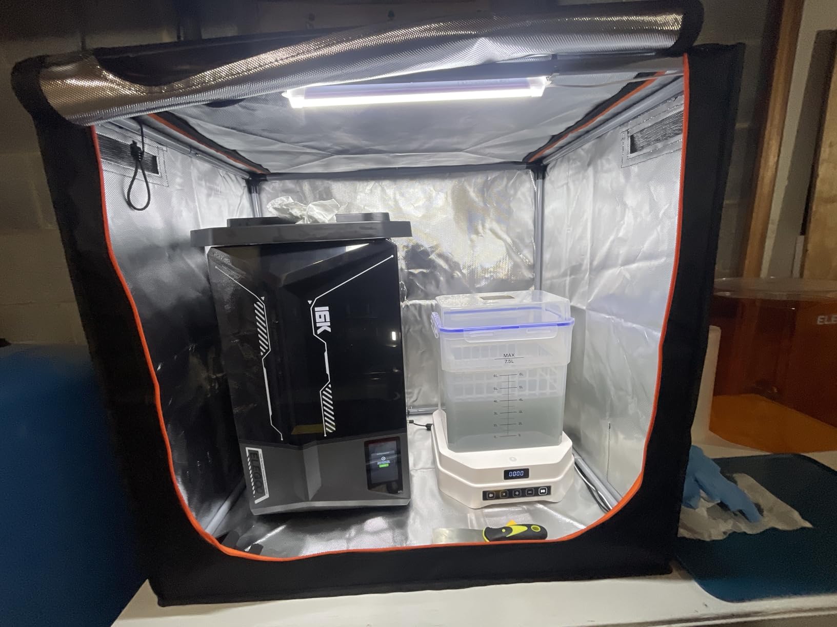 YOOPAI Large Resin 3D Printer Enclosure with Ventilation Kit & LED Light customer photo 2