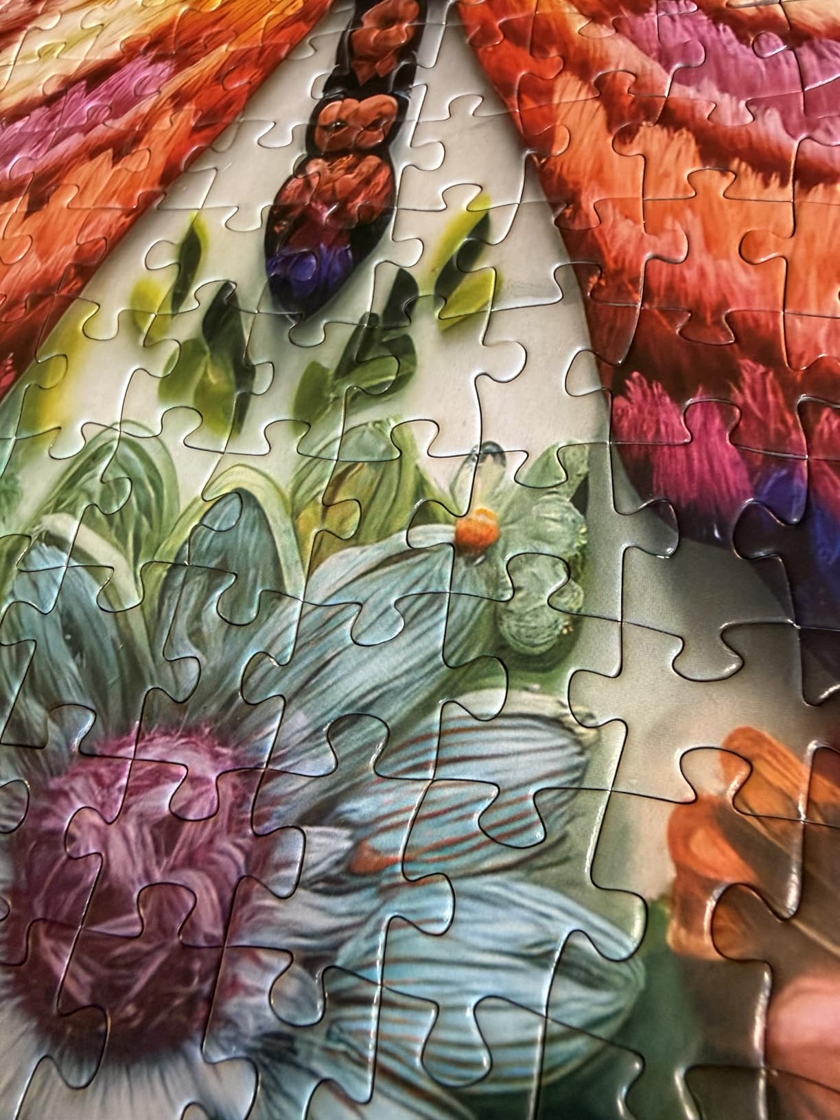 Jigsaw Puzzles for Adults 1000 Pieces, Painting Houses with Poster Interlock Perfectly Letter on Back No Dust, Home Decor Birthday Party Gift Toy for Men Women Elders Seniors (27.5