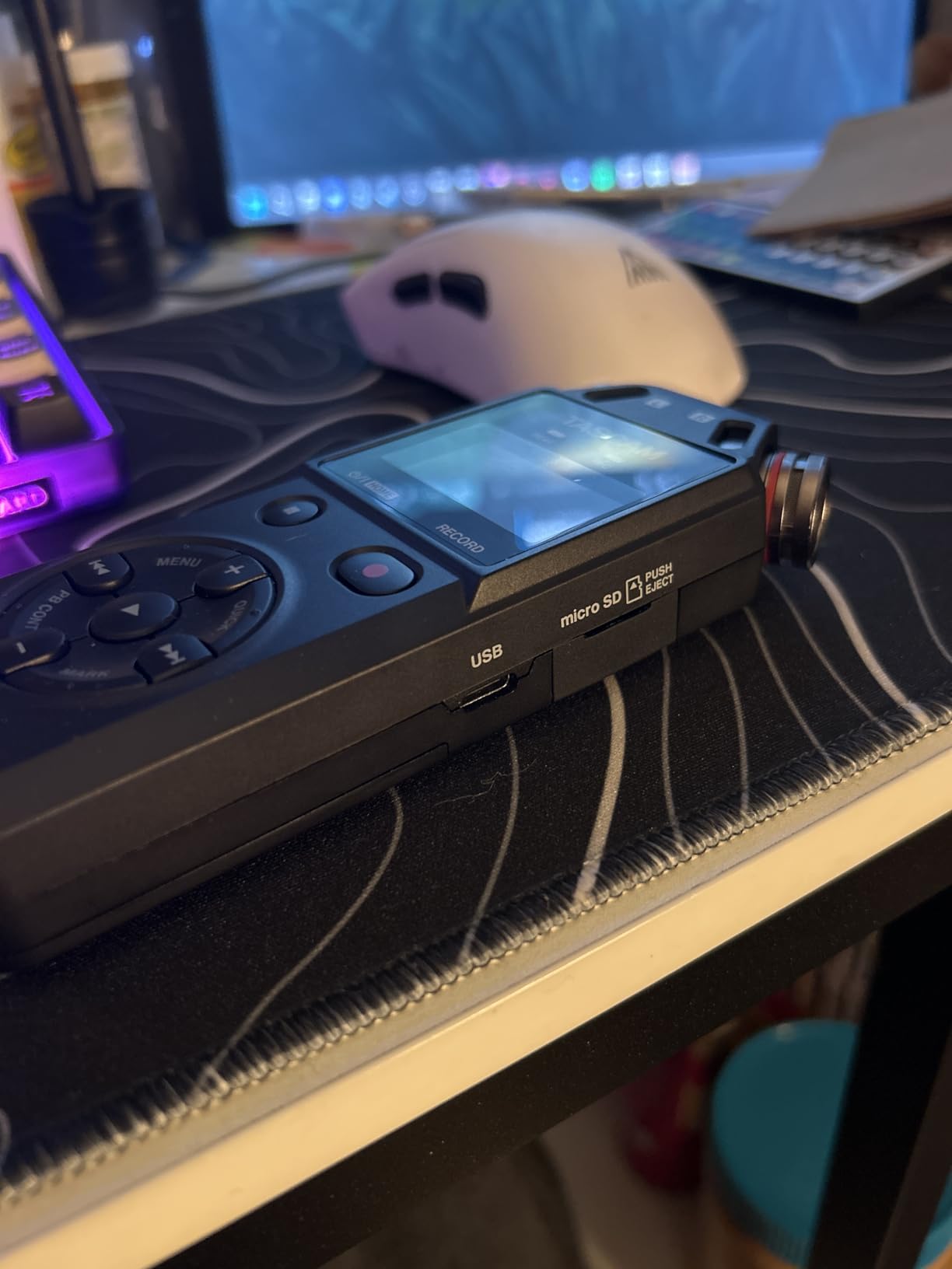 TASCAM DR-05XP 32-Bit Float Portable Handheld Field Recorder and USB-C Audio Interface — Digital Stereo Recording of Music, Sound, Voice, Audio for Video and Podcasting customer photo 1