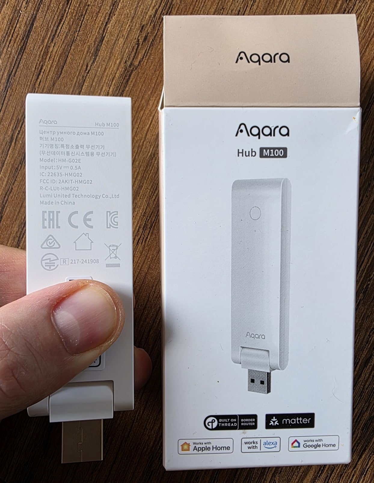 Aqara Smart Hub M100 for Home Automation, Matter Controller, Wi-Fi | Thread Border Router, Features Aqara Zigbee (Not Third-Party), Supports Apple HomeKit, Amazon Alexa, IFTTT, Home Assistant customer photo 1
