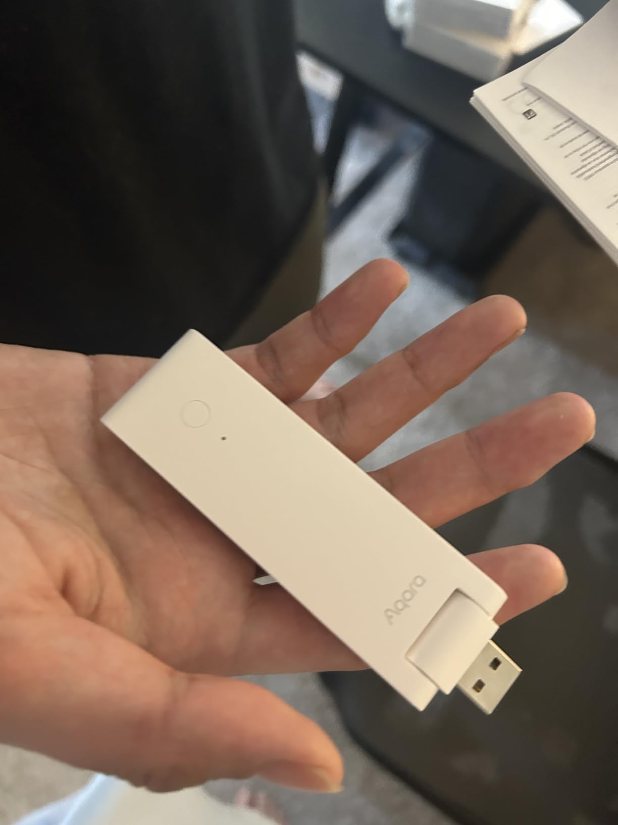 Aqara Smart Hub M100 for Home Automation, Matter Controller, Wi-Fi | Thread Border Router, Features Aqara Zigbee (Not Third-Party), Supports Apple HomeKit, Amazon Alexa, IFTTT, Home Assistant customer photo 2