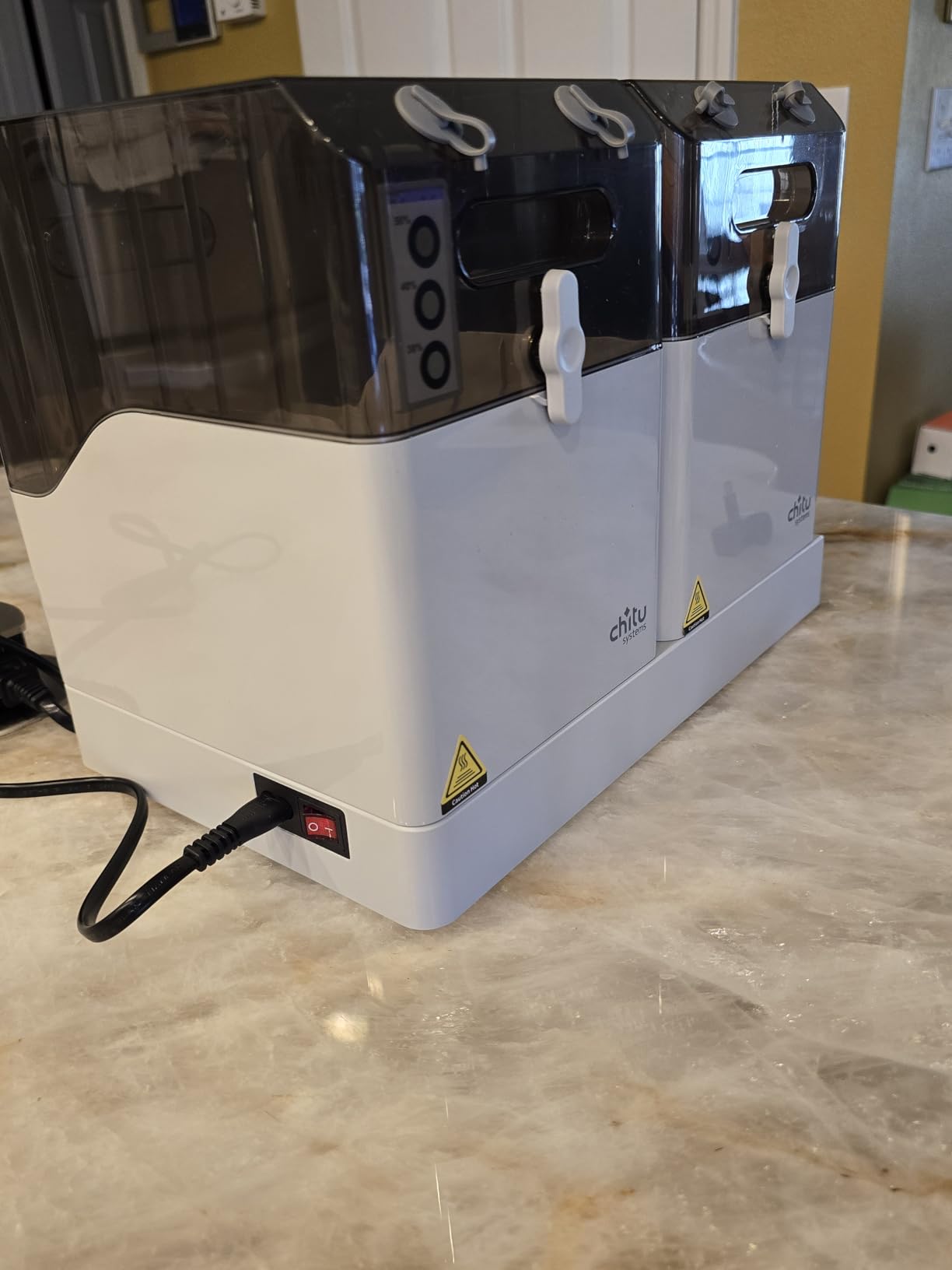 Chitu Systems E1 Filament Dryer 4 Spools, Auto-Humidity Hold, Independent Control with 2 Removable Chambers for Nylon, ABS, TPU, PETG, PLA 3D Printer Filament Drying, Compatible with AMS Lite customer photo 2