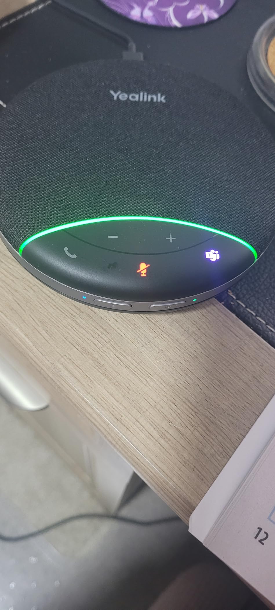 Yealink Sp92 Conference Speaker and Microphone Teams Certified Mic with Al Noise Cancelling 20H Call Time USB Speakerphone for Small Meeting Room, Bluetooth Speaker for Computer/Laptop customer photo 2