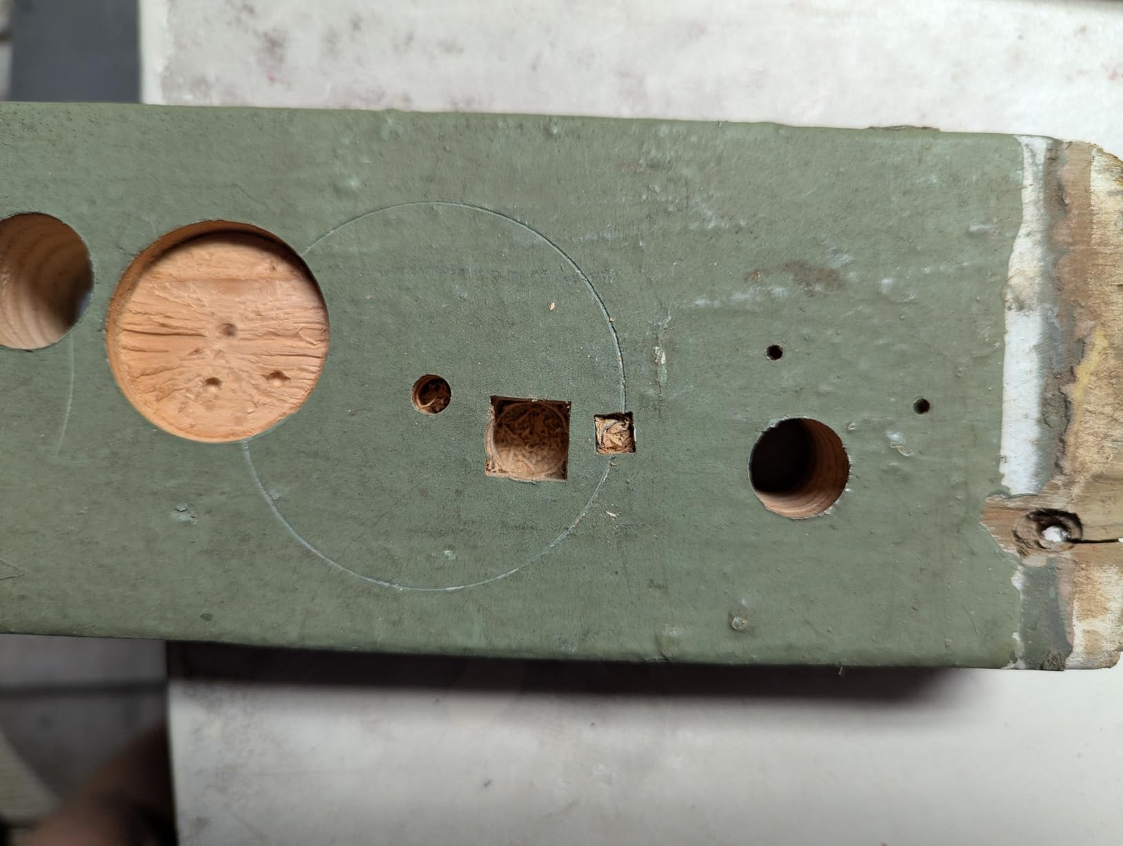 Mortising Machine, Tenon Tools Mortising Attachment for Drill Press and Woodworking Mortise, Bench Drill Locator Set for Mortiser Circles/Square Hole Chisel Drilling Machine Mortise Machine. customer photo 2