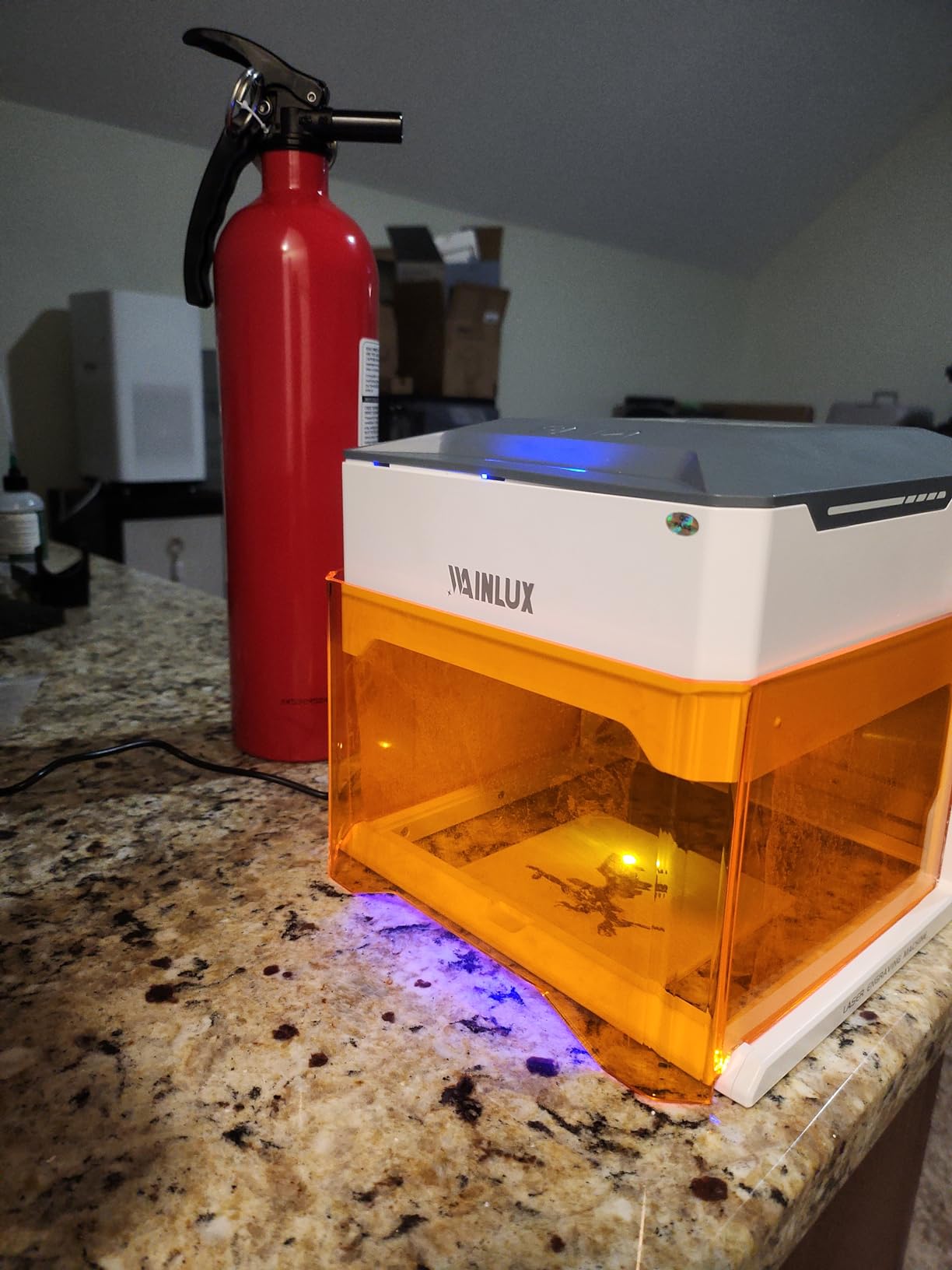 WAINLUXPRO K10 5W Laser Engraver, Class 1 Enclosed Engraving Machine customer photo 1