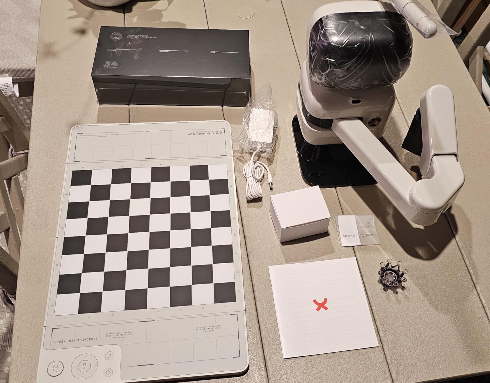 SenseRobot AI Chess Robot with Robotic Arm, Electronic Chess Board for Kids & Adults, 25 AI Levels, 1200+ Exercises, Voice Coaching, Lichess Integration, Wi-Fi OTA Updates customer photo 2