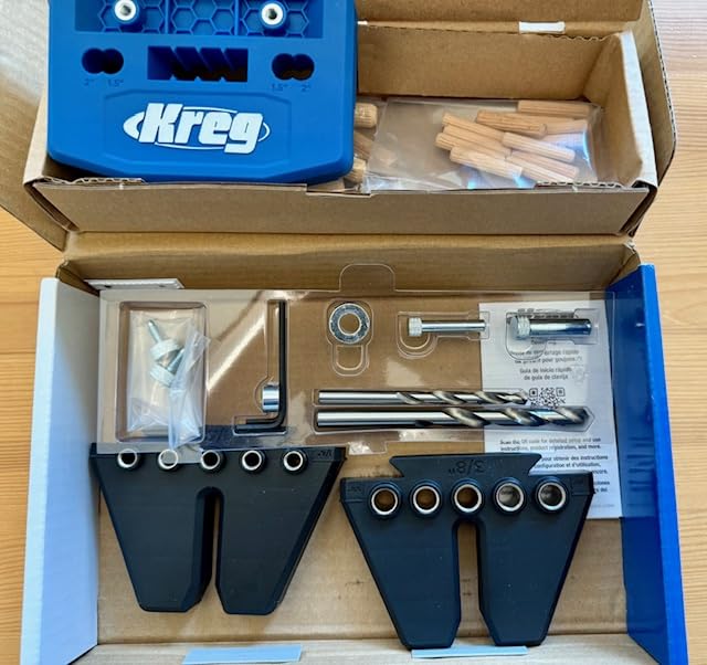 Kreg Dowel Jig Kit, Woodworking Doweling Jig, KHJD345 customer photo 2