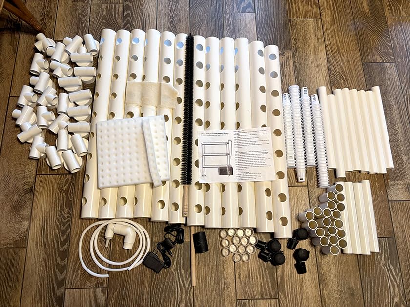 SPECILITE 3-Tier 108 Plant Sites Hydroponics Growing System with Wheels customer photo 2